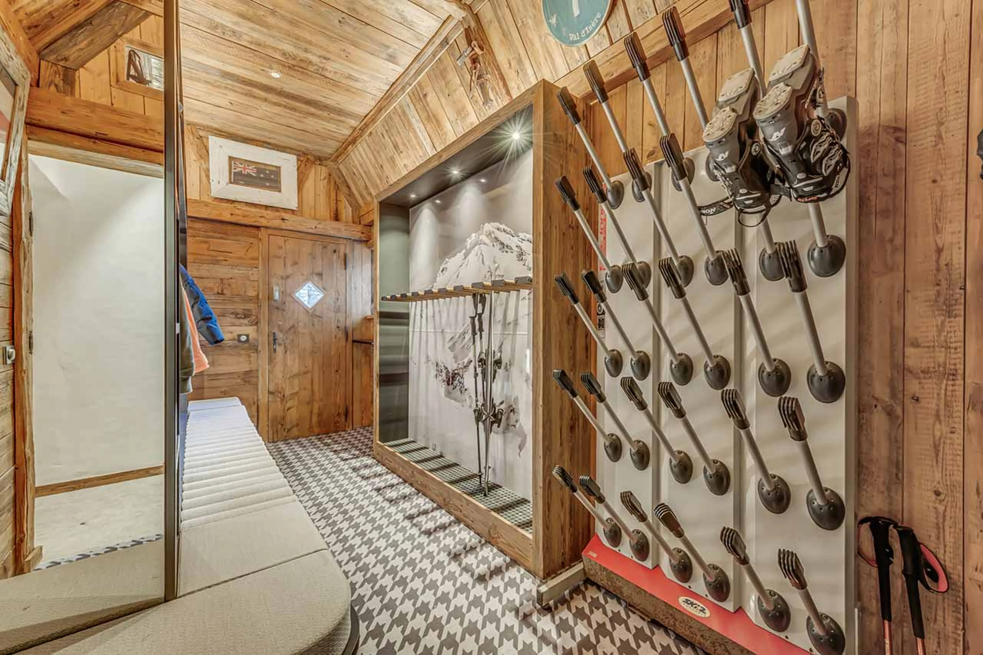 Ski room at Le Rocher, Hameau Alpin in Val d'Isere