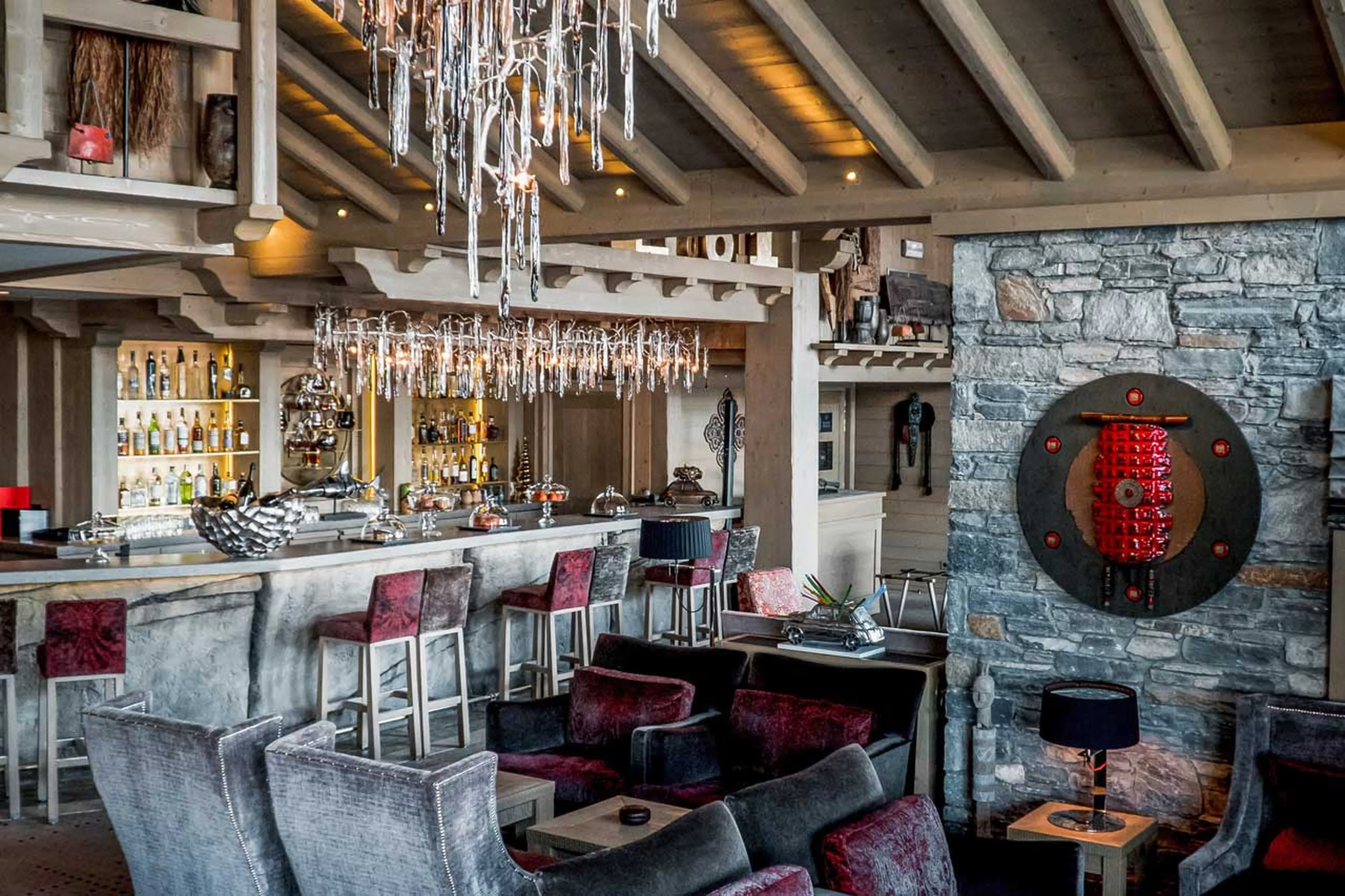 Le 8611 Bar at K2 Palace in Courchevel 1850