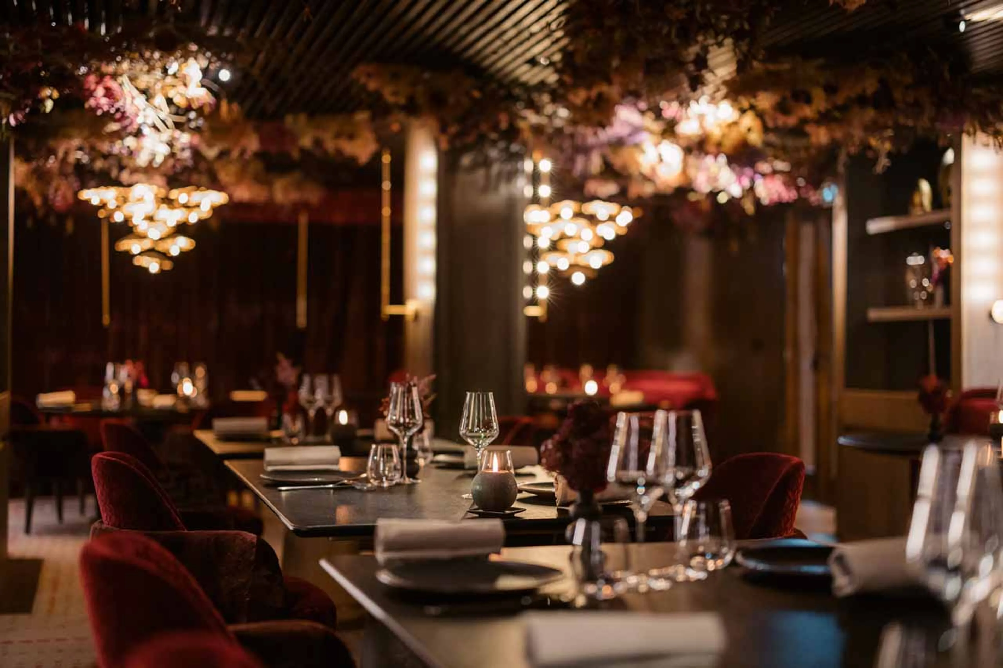 Bottleneck restaurant in K2 Palace in Courchevel 1850