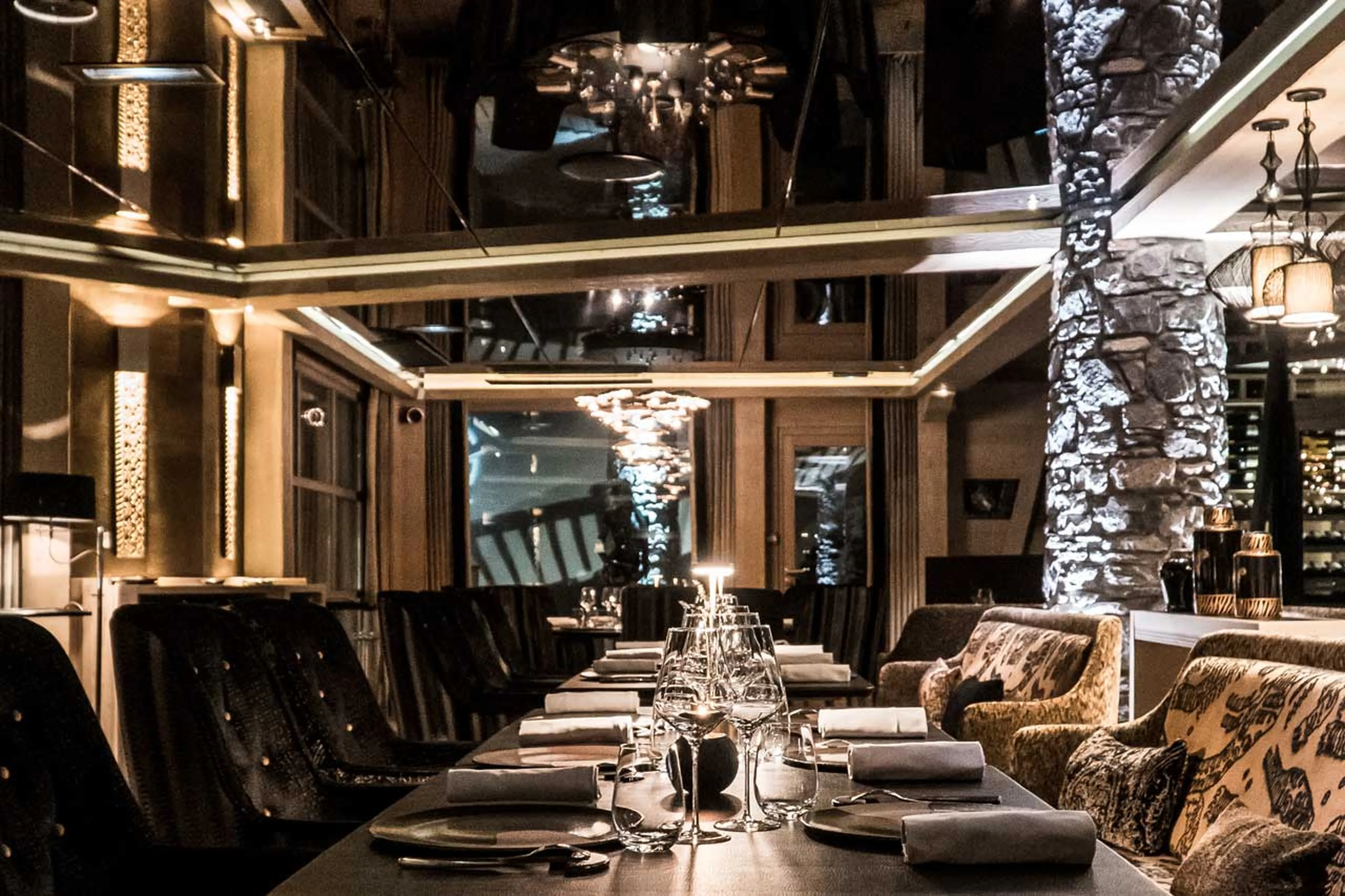 L'Altiplano restaurant in K2 Palace, Courchevel 1850