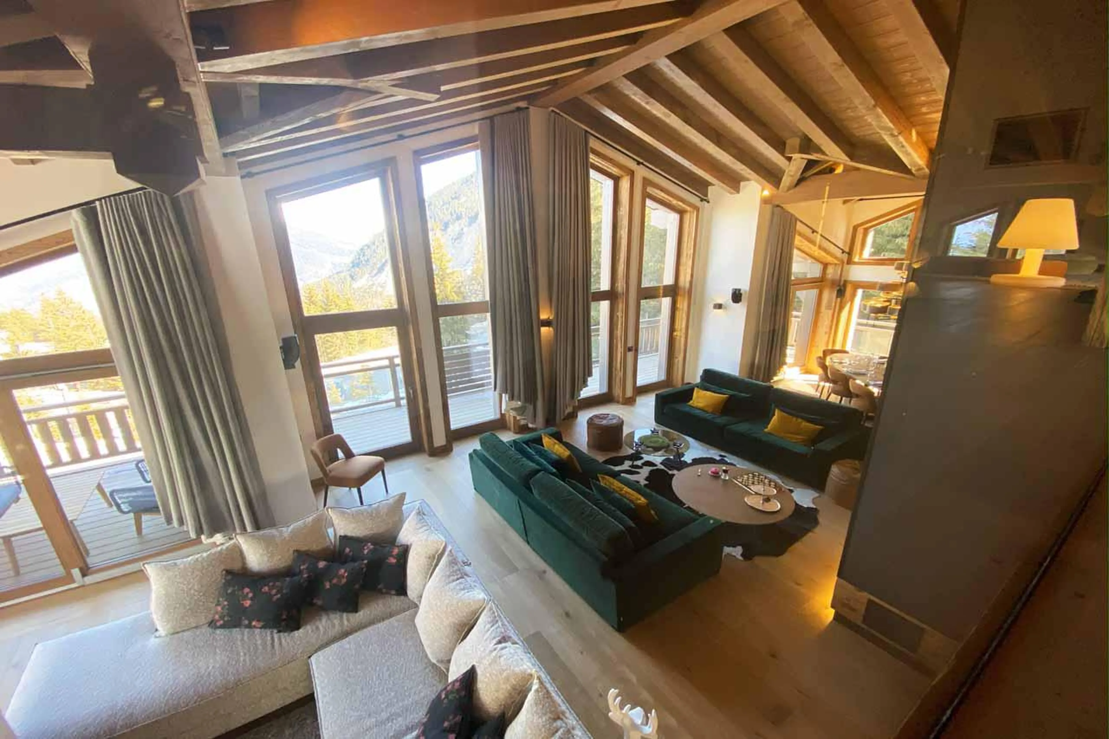Access to balcony at Chalet Centenary in Courchevel 1650