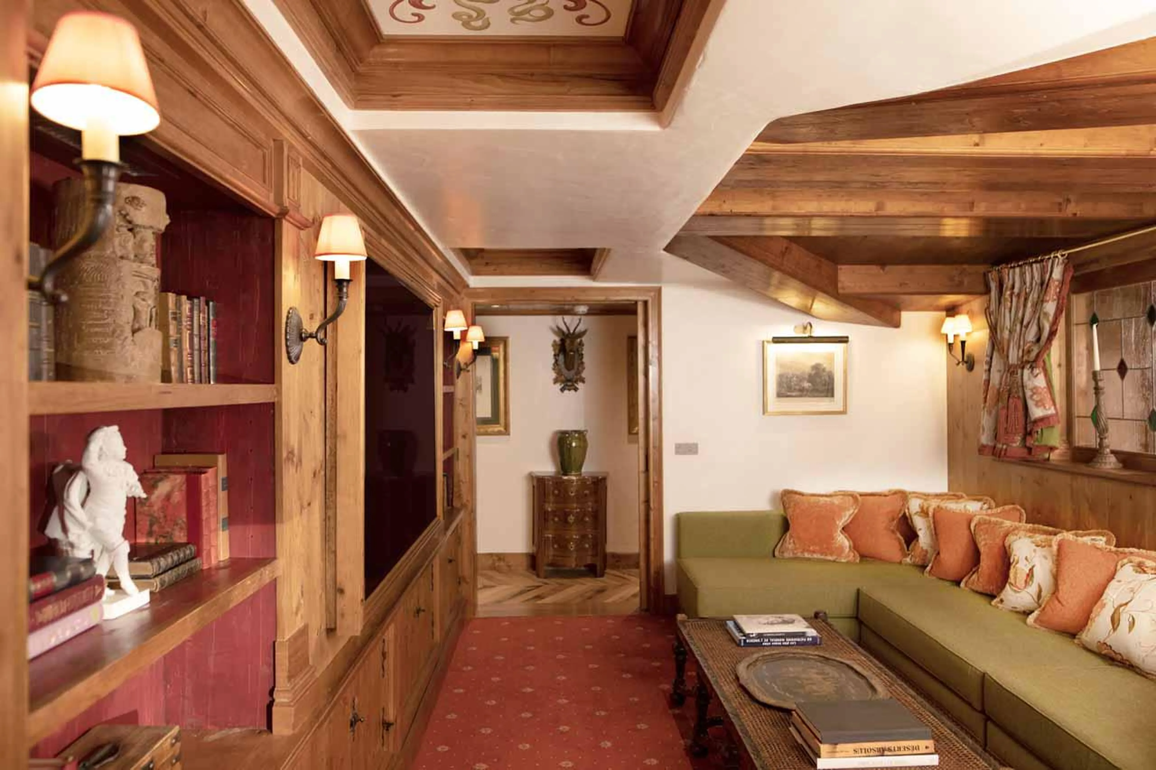 Home cinema in Penthouse Les Airelles in Courchevel 1850