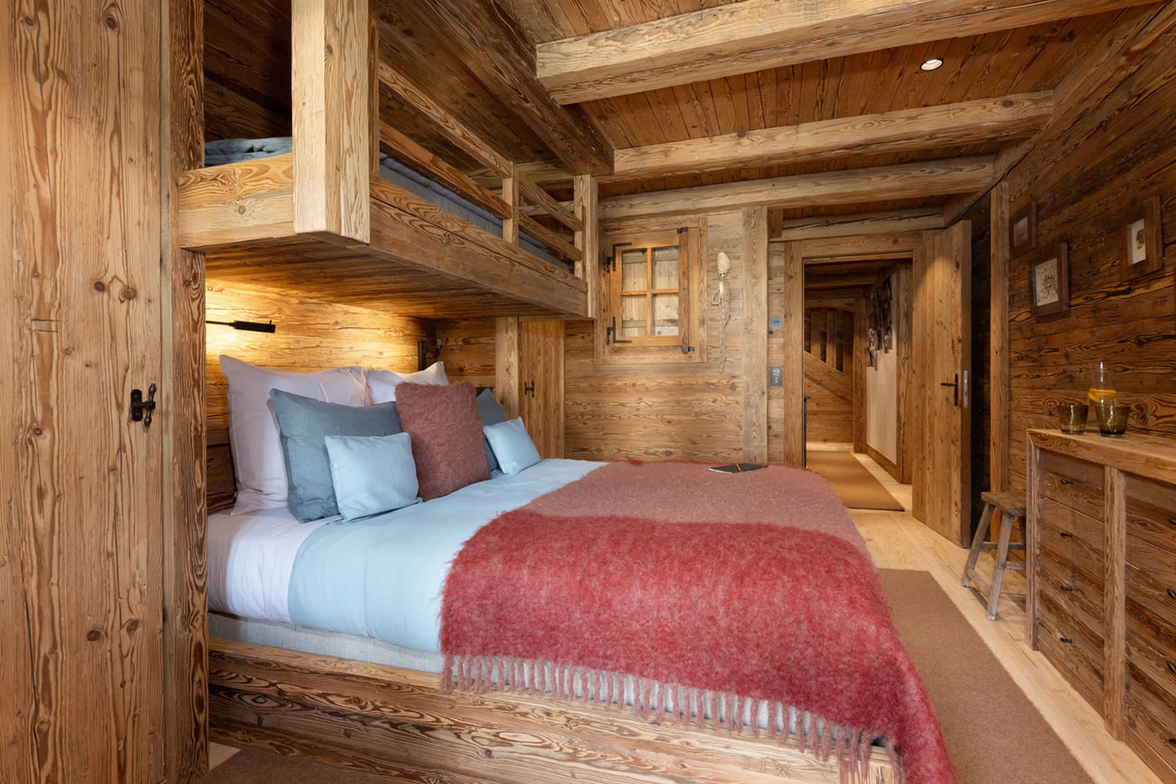 Bedroom four at Alex Penthouse in Verbier