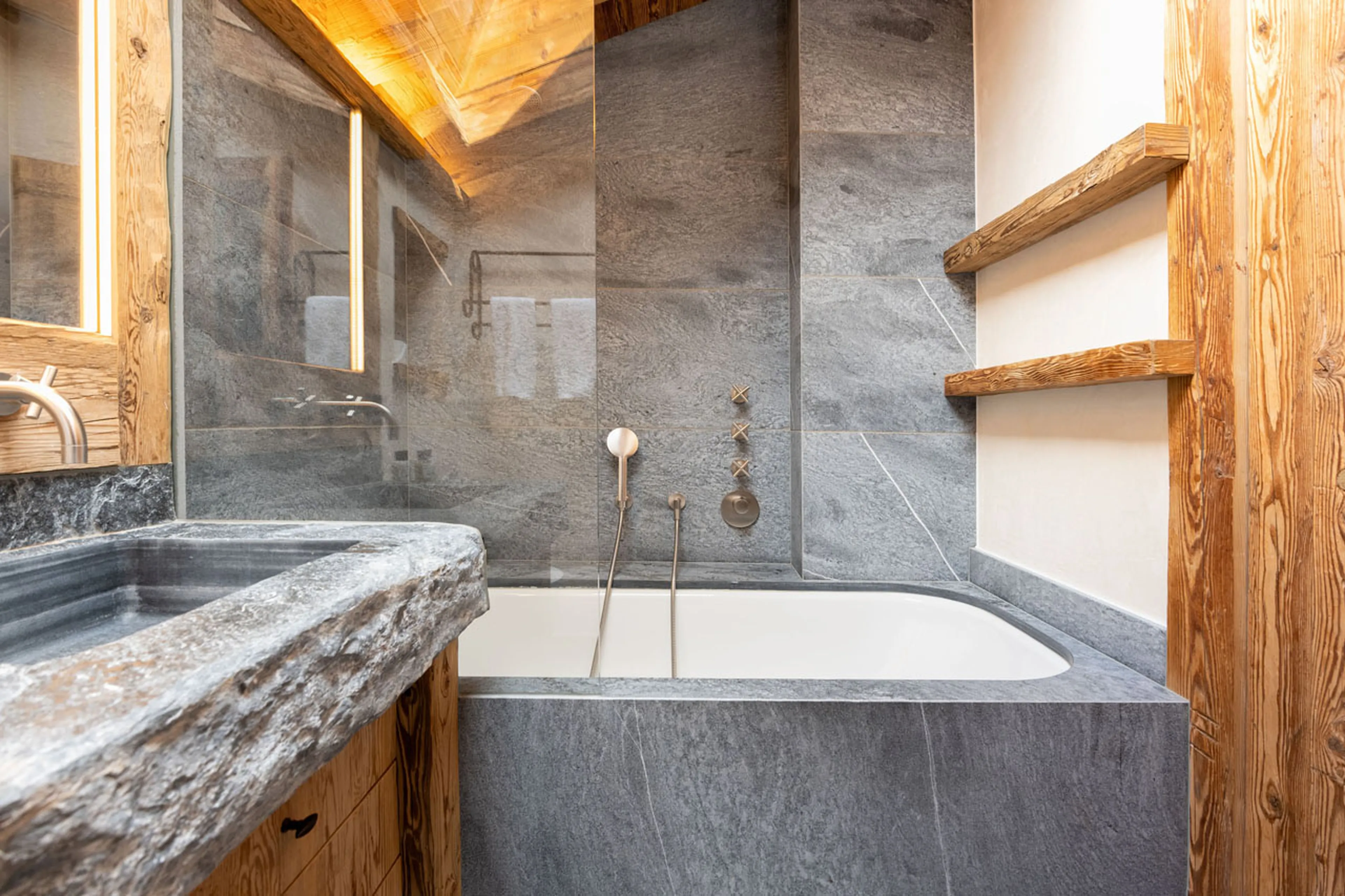 Bathroom at Alex Penthouse in Verbier