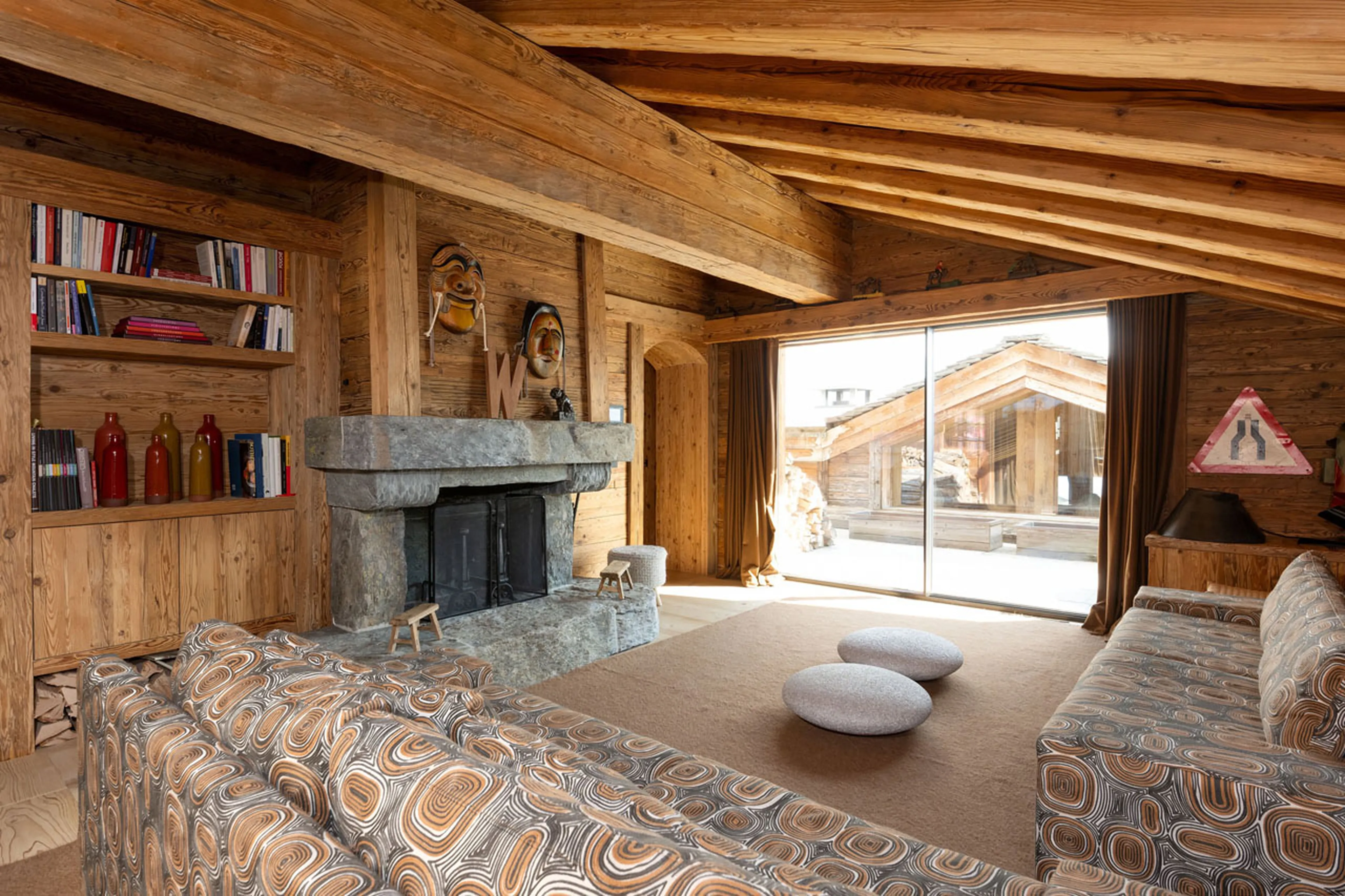 Second living area on top floor at Alex Penthouse in Verbier