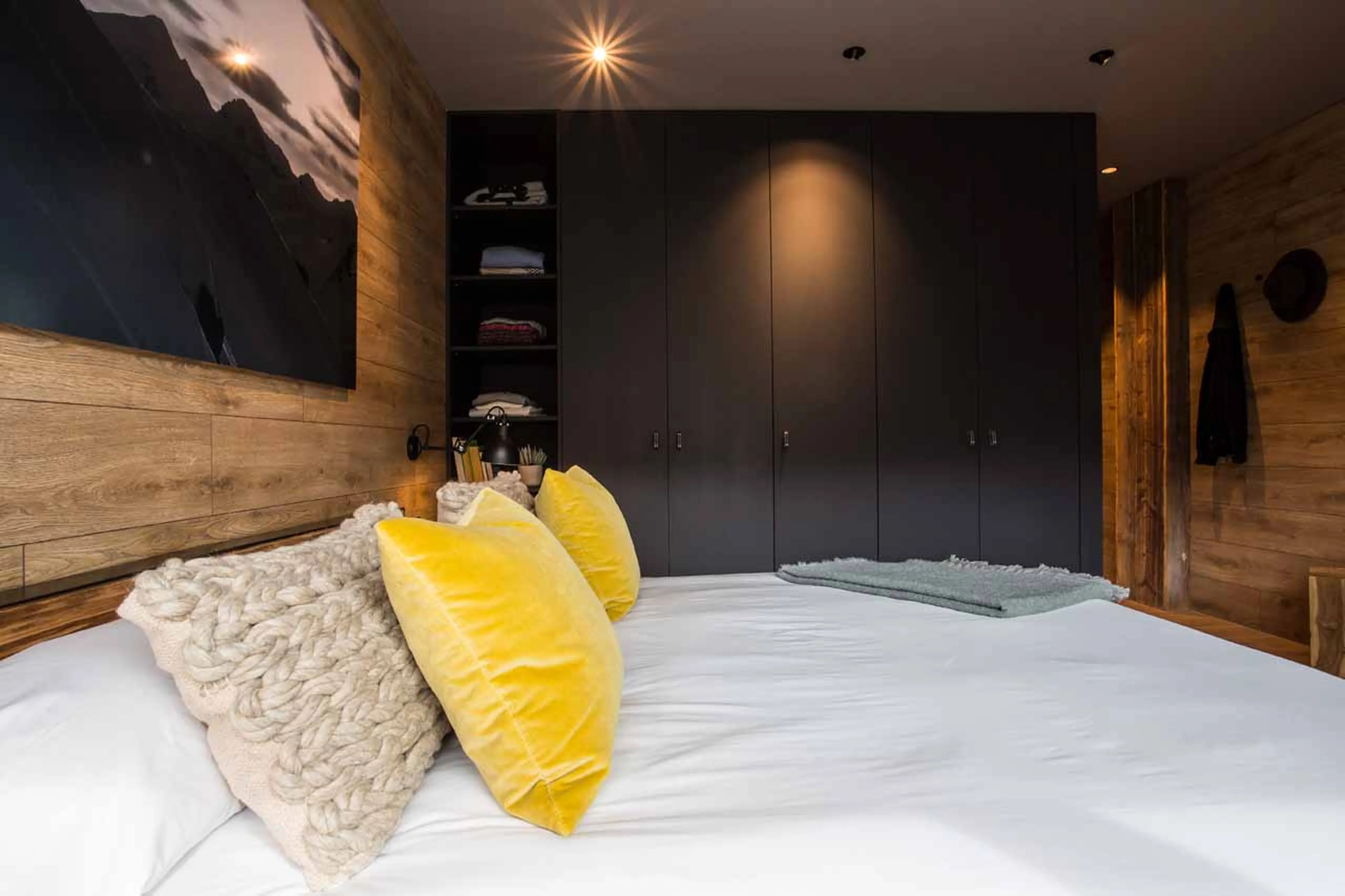 Storage in master suite at Alpine Residence in Soldeu