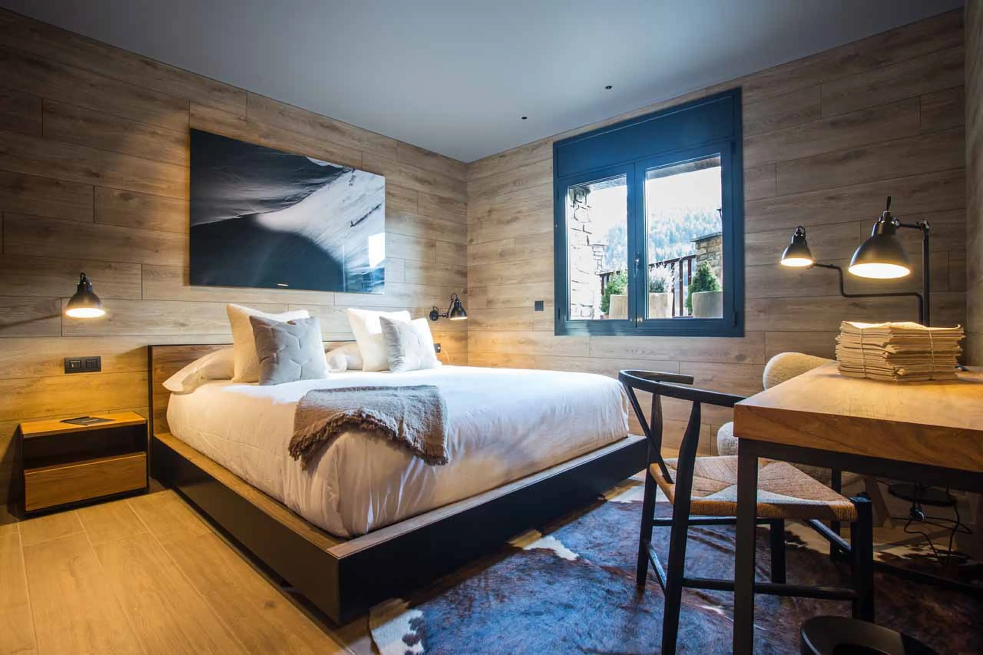 Bedroom two at Alpine Residence in Soldeu