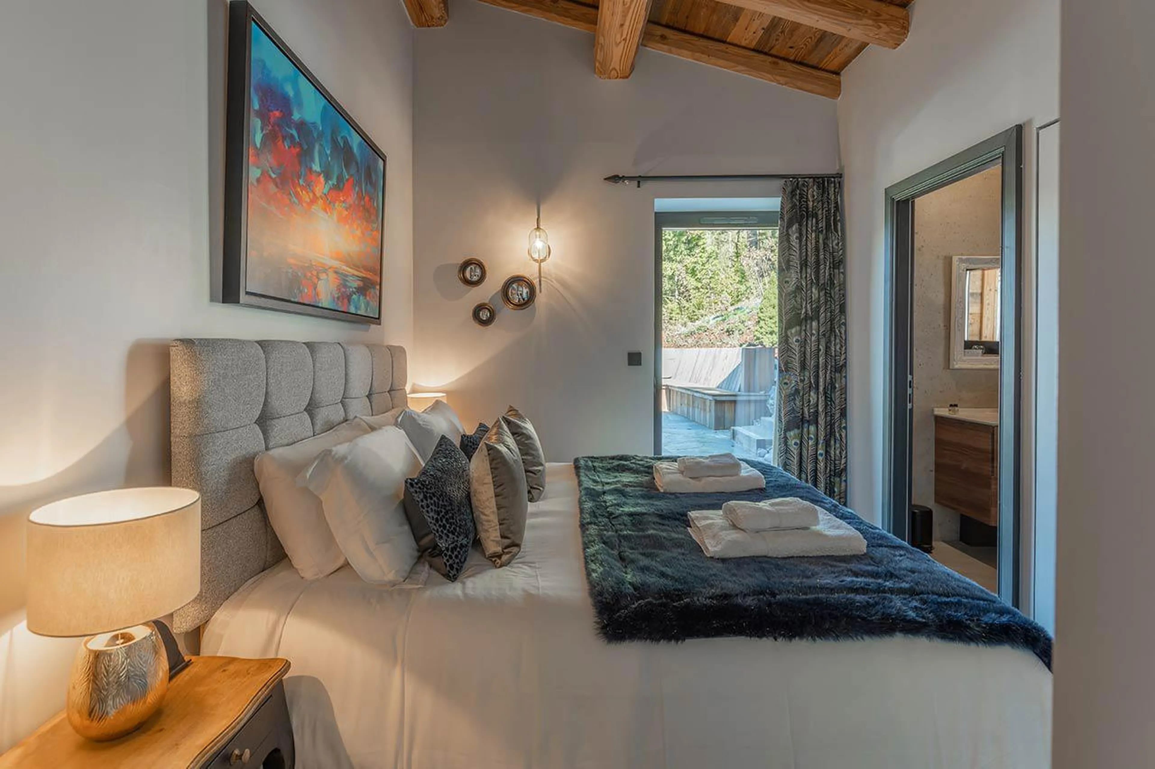 Bedroom two at Alpine Retreat in Morzine