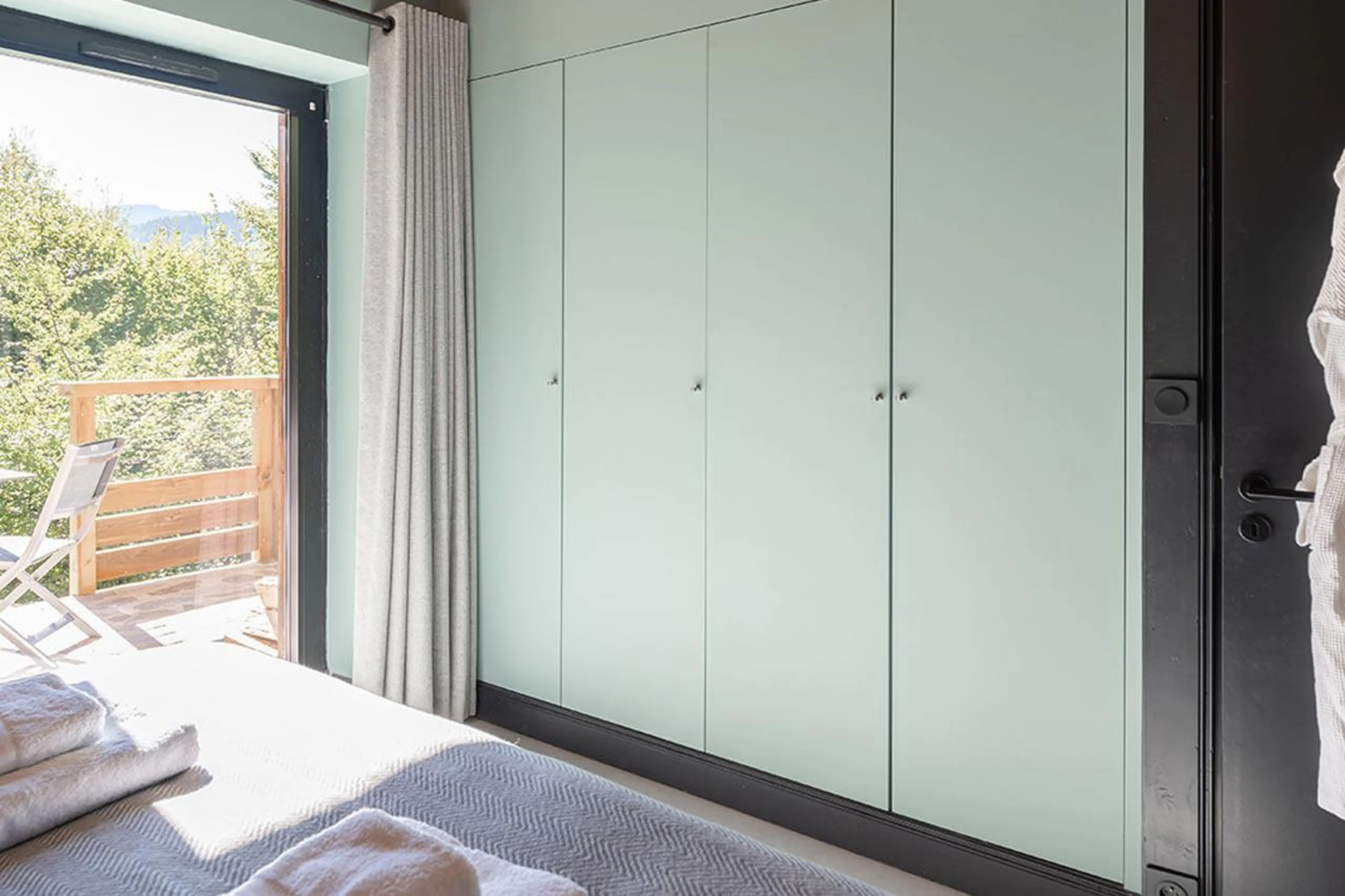 Terrace access  at Alpine Retreat in Morzine