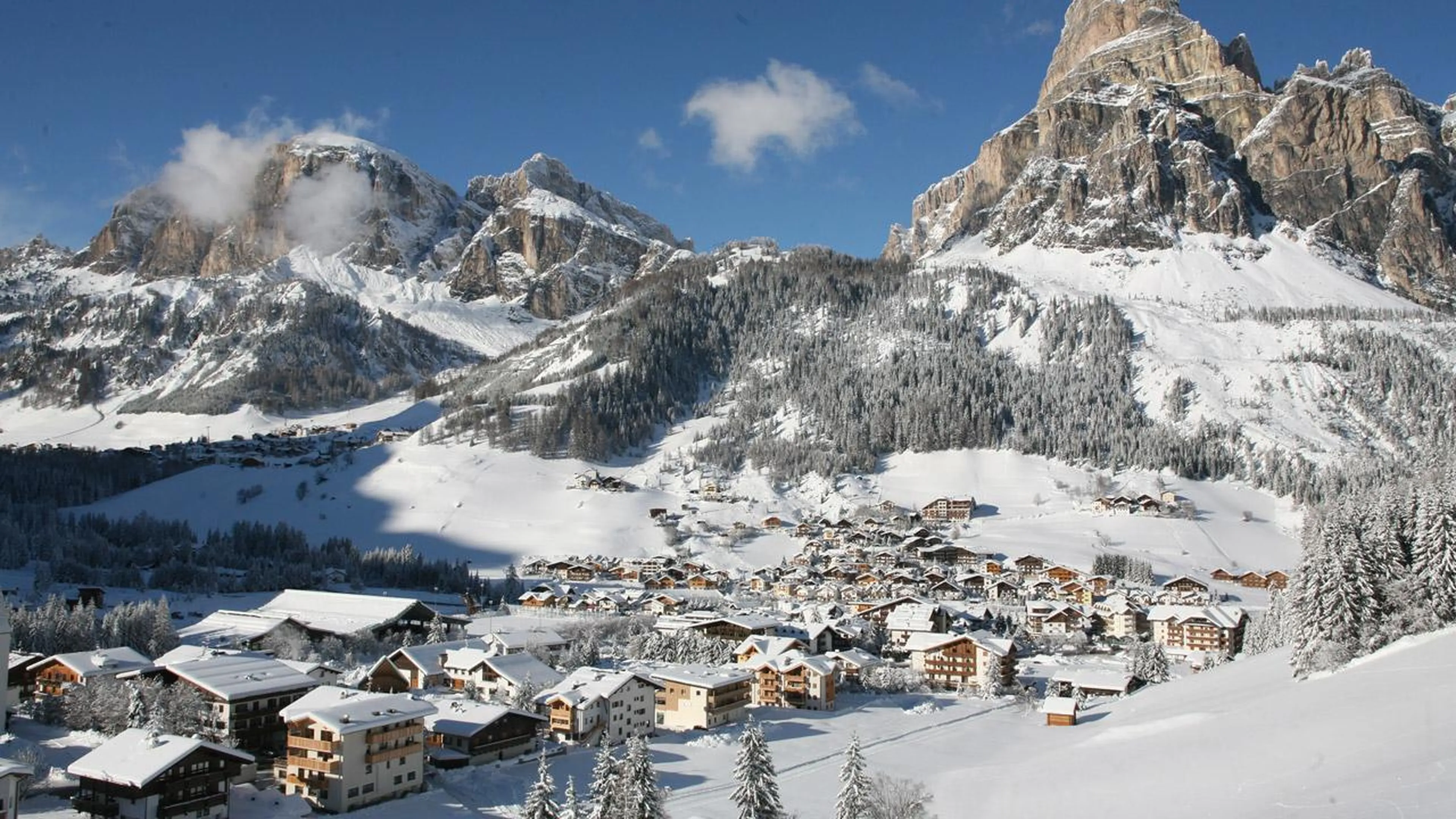View of Alta Badia ski area