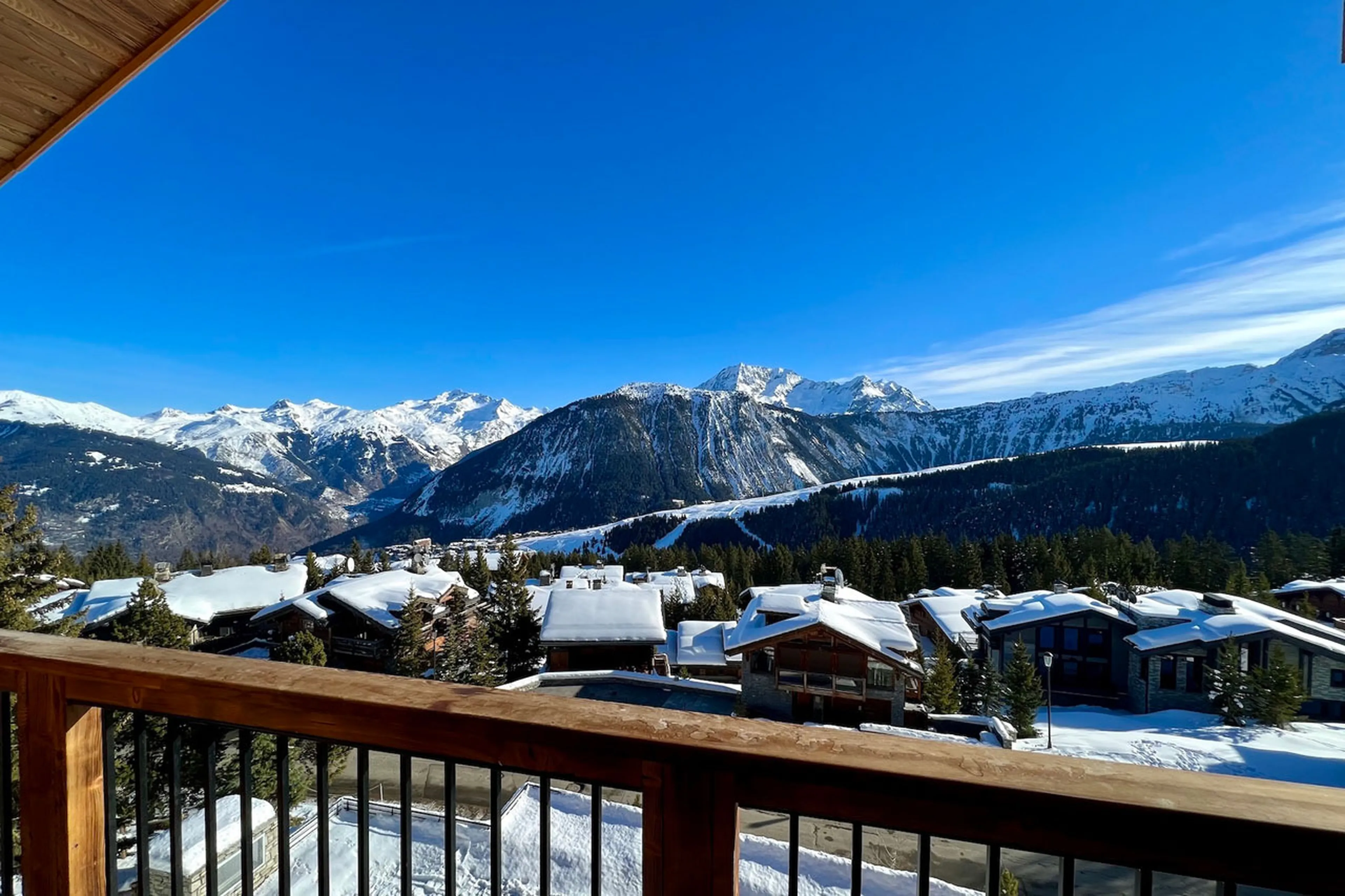 Balcony at Altara Penthouse in Courchevel 1850