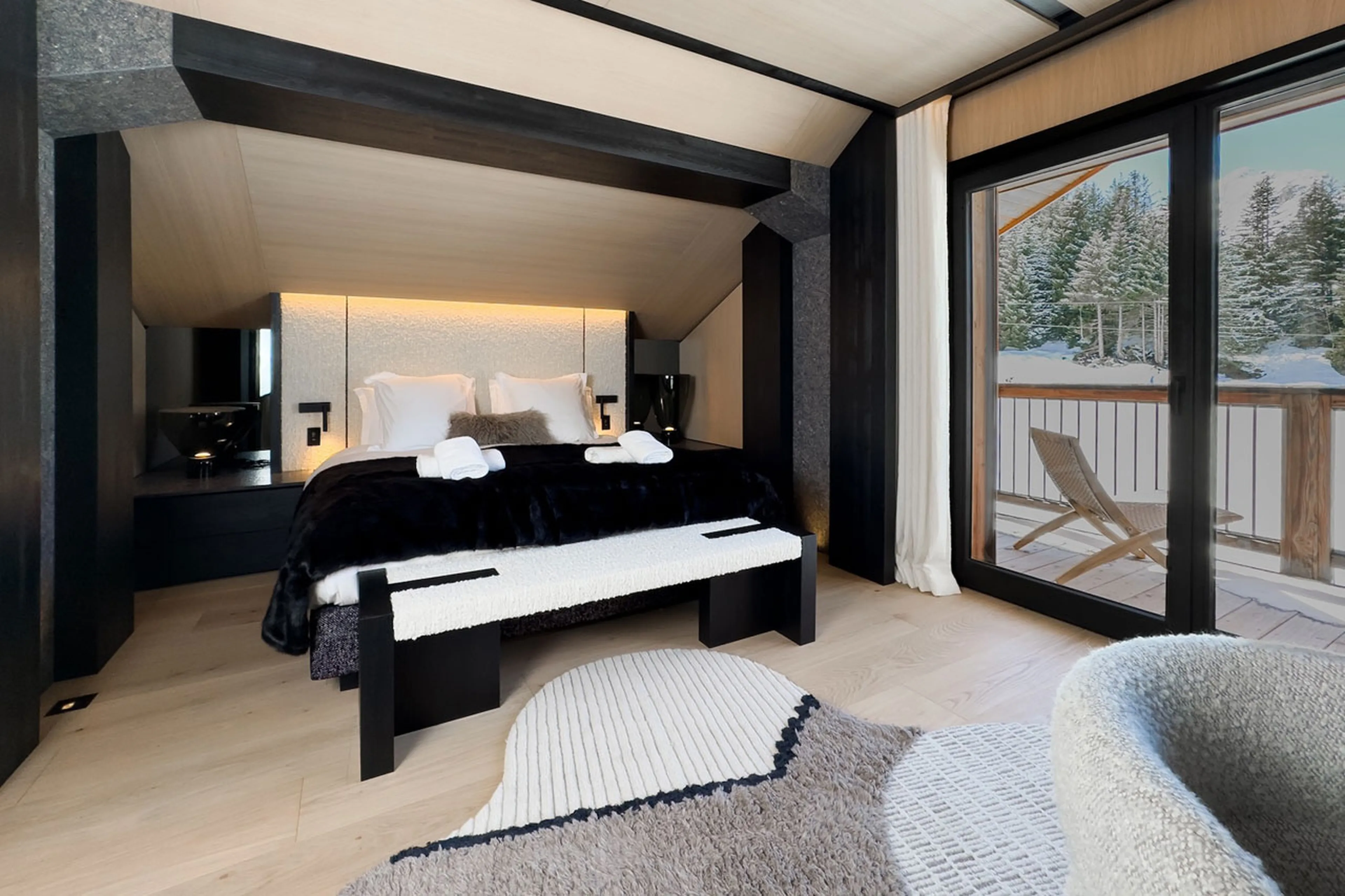 Bedroom 1 at Altara Penthouse in Courchevel 1850