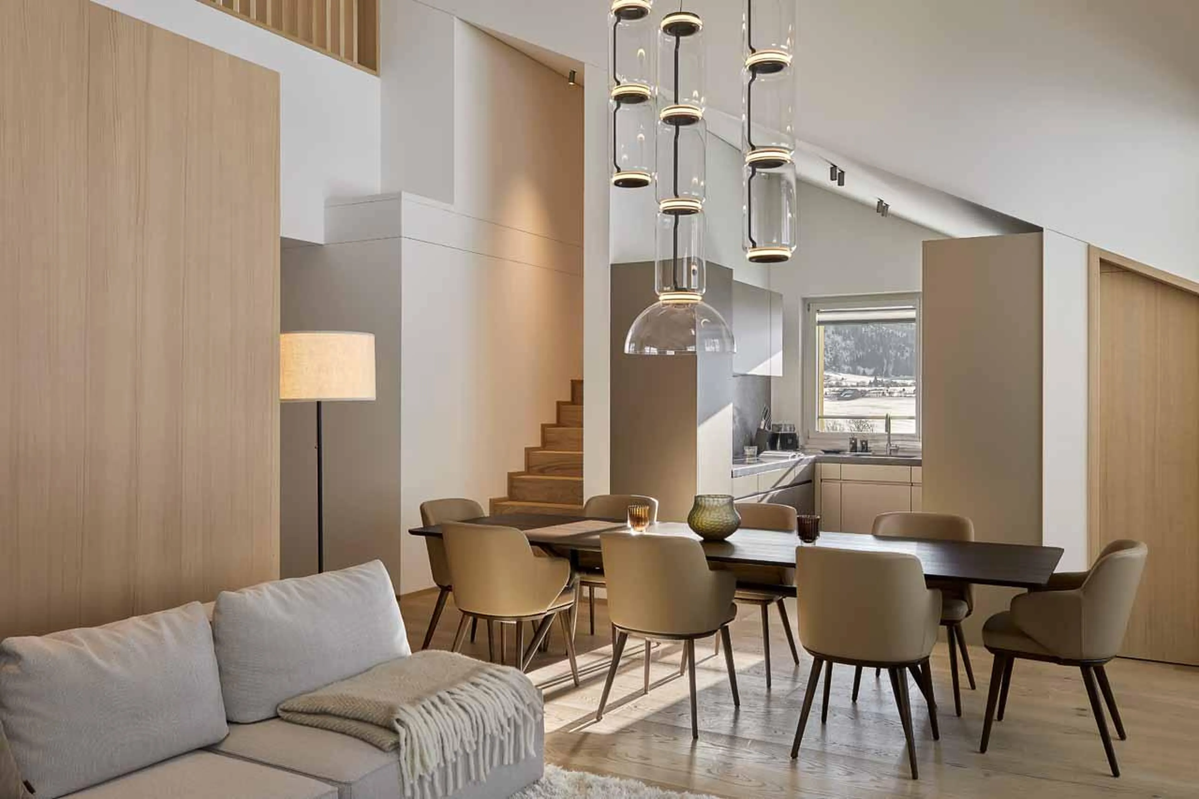 Dining table and sofa in Andermatt Alpine Premium 2, Andermatt