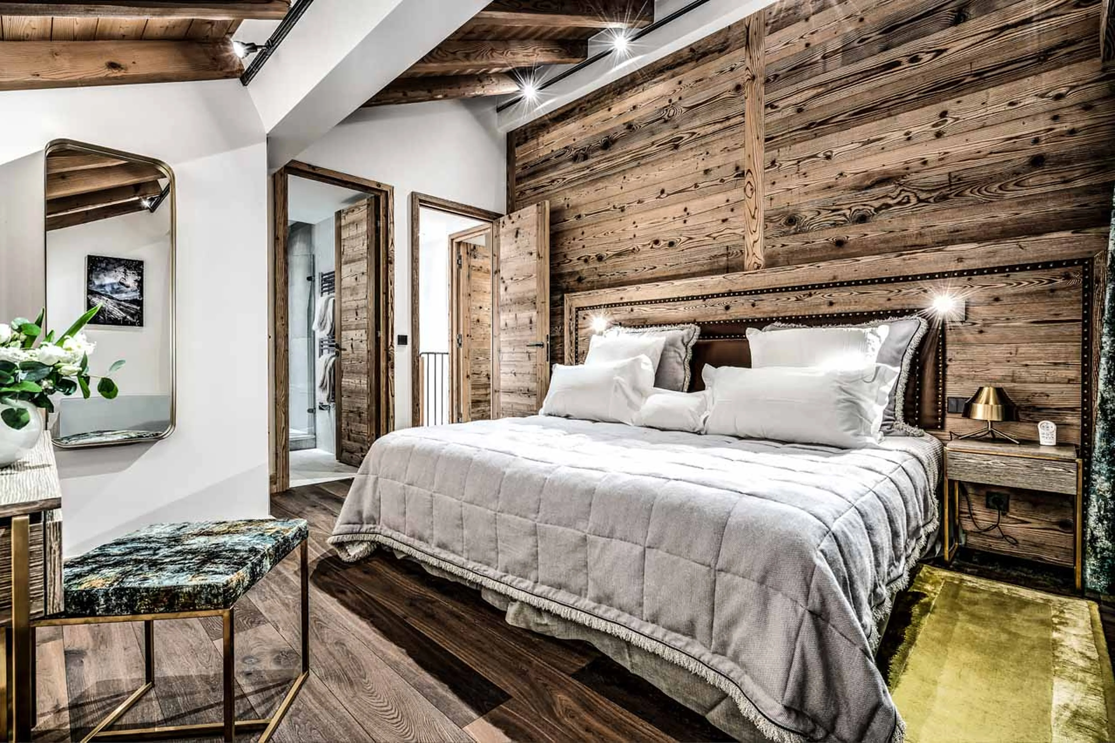Bedroom two at Apartment No. 209 in Courchevel 1850
