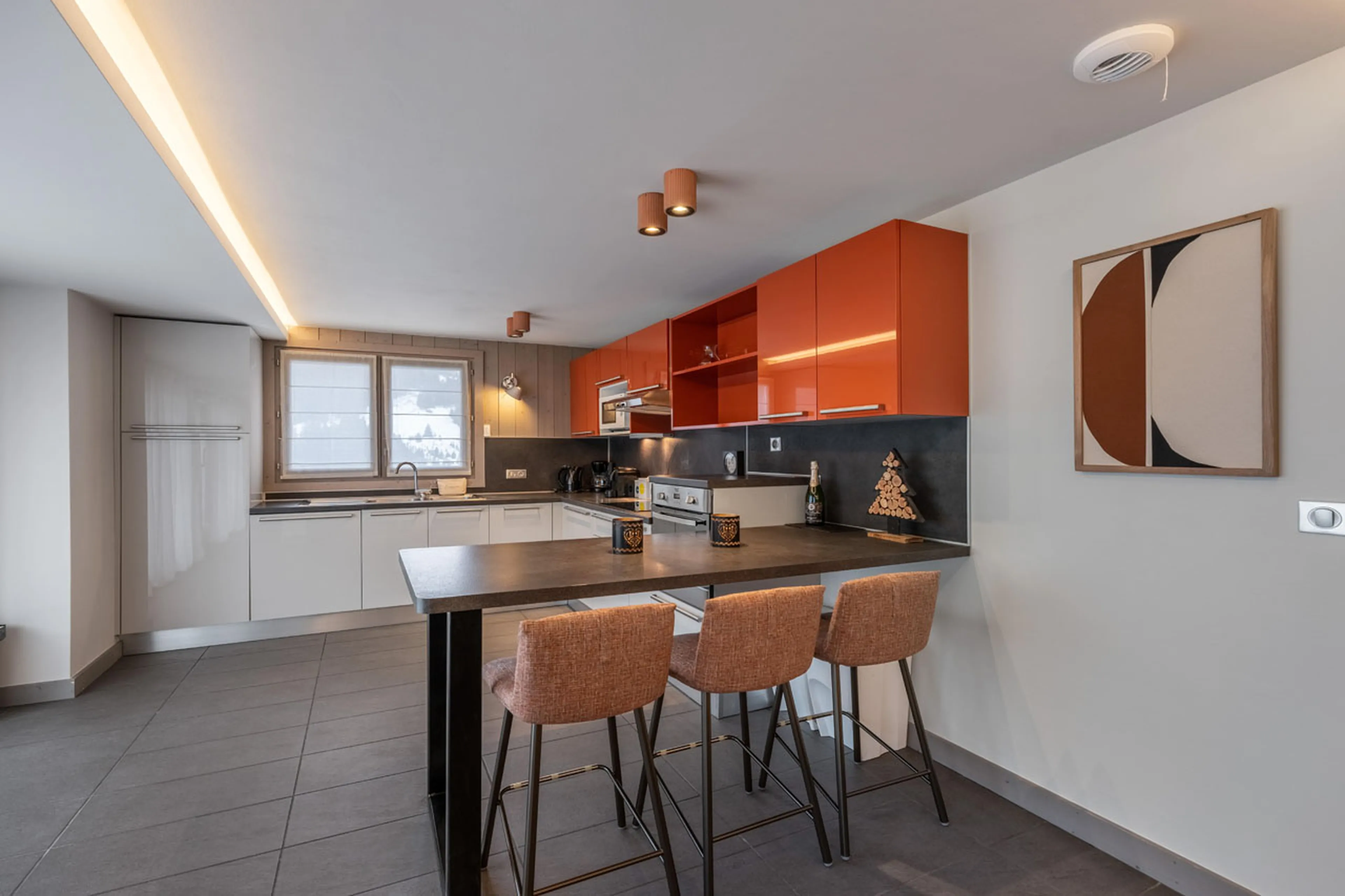 Kitchen at Apartment Abondance in Courchevel 1650