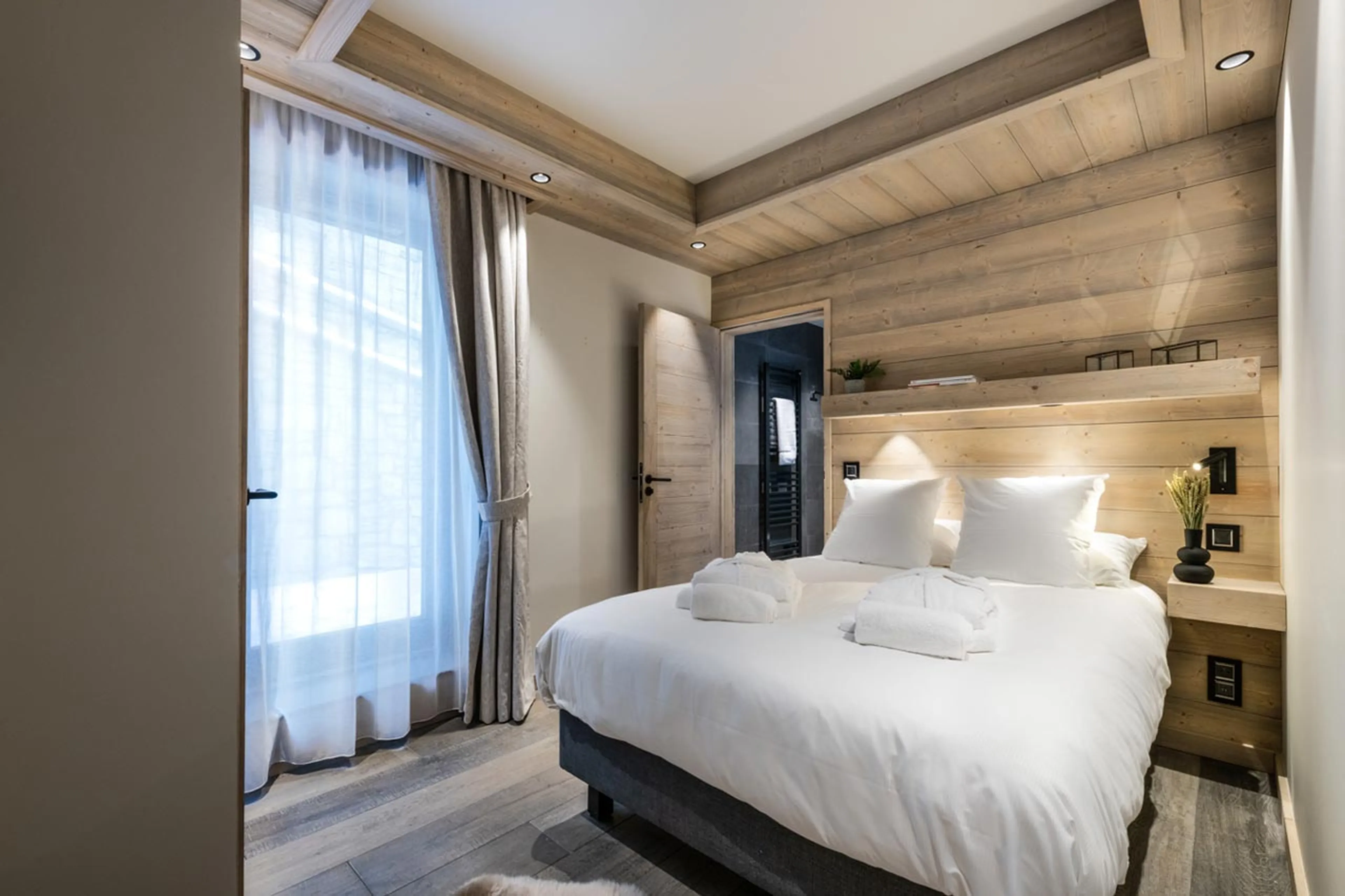 Bedroom two at Alaska Lodge 1 in Val d'Isere
