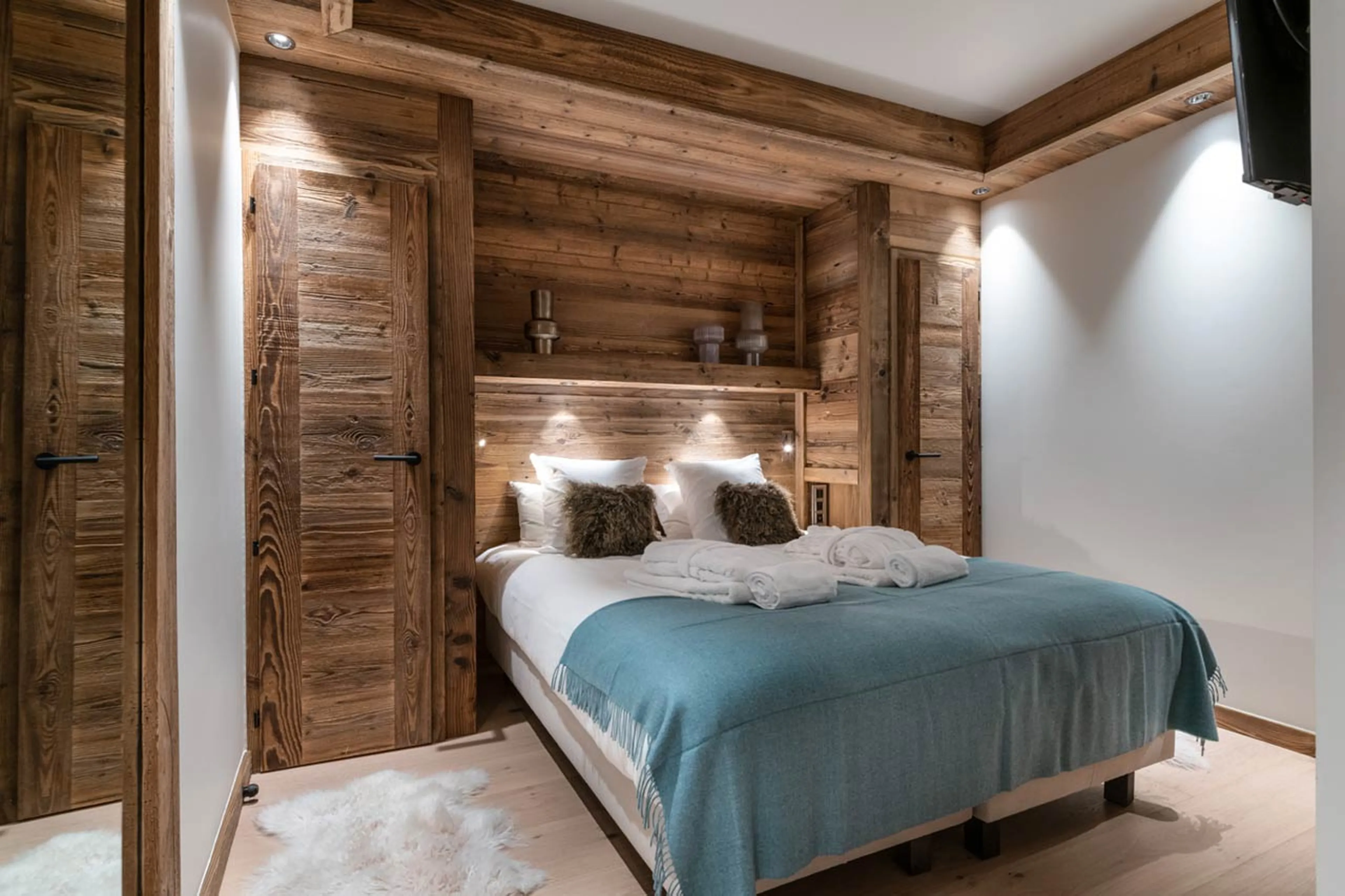 Bedroom three at Alaska Lodge 2 in Val d'Isere