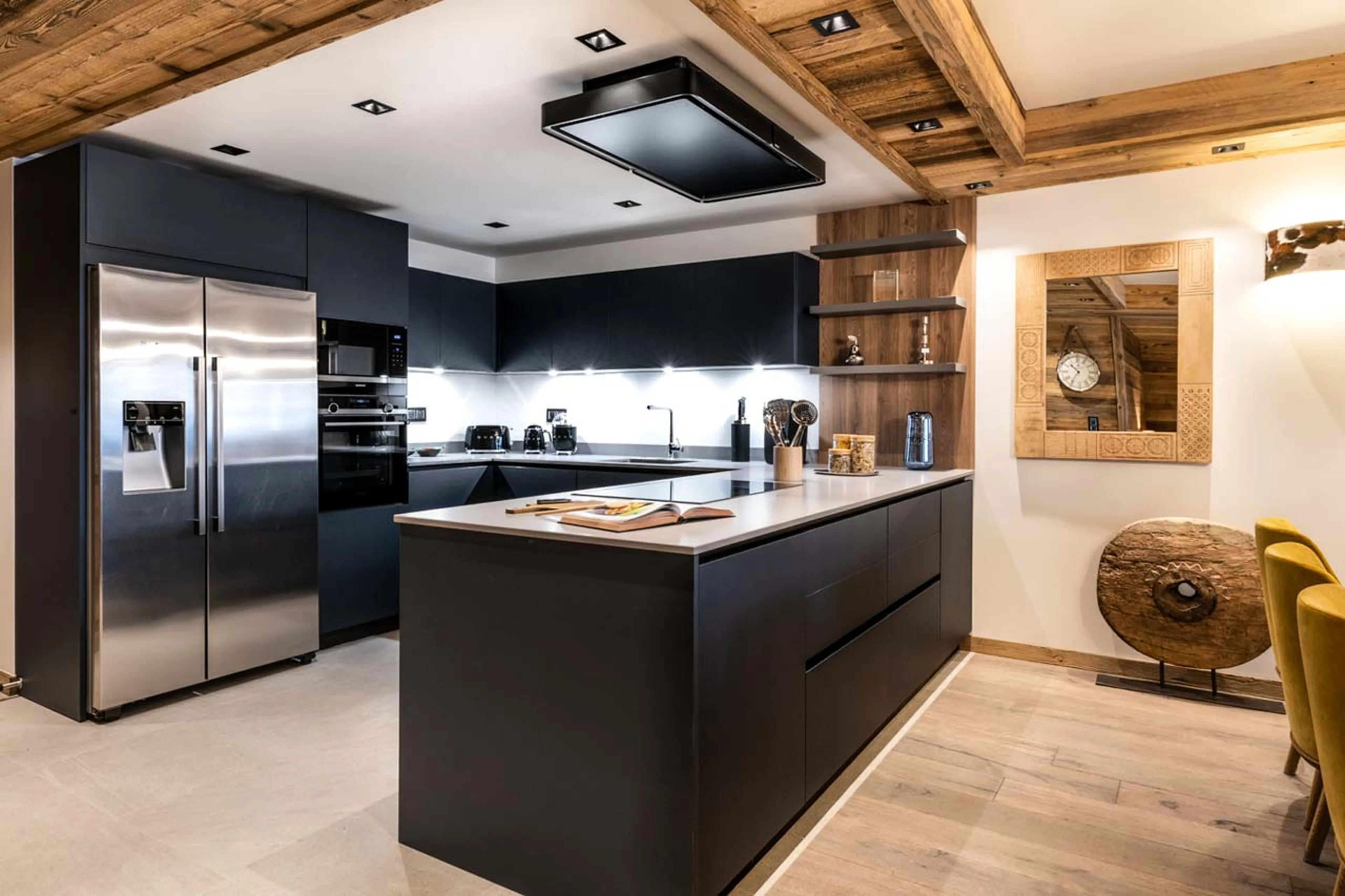 Kitchen at Alaska Lodge 4 in Val d'Isere