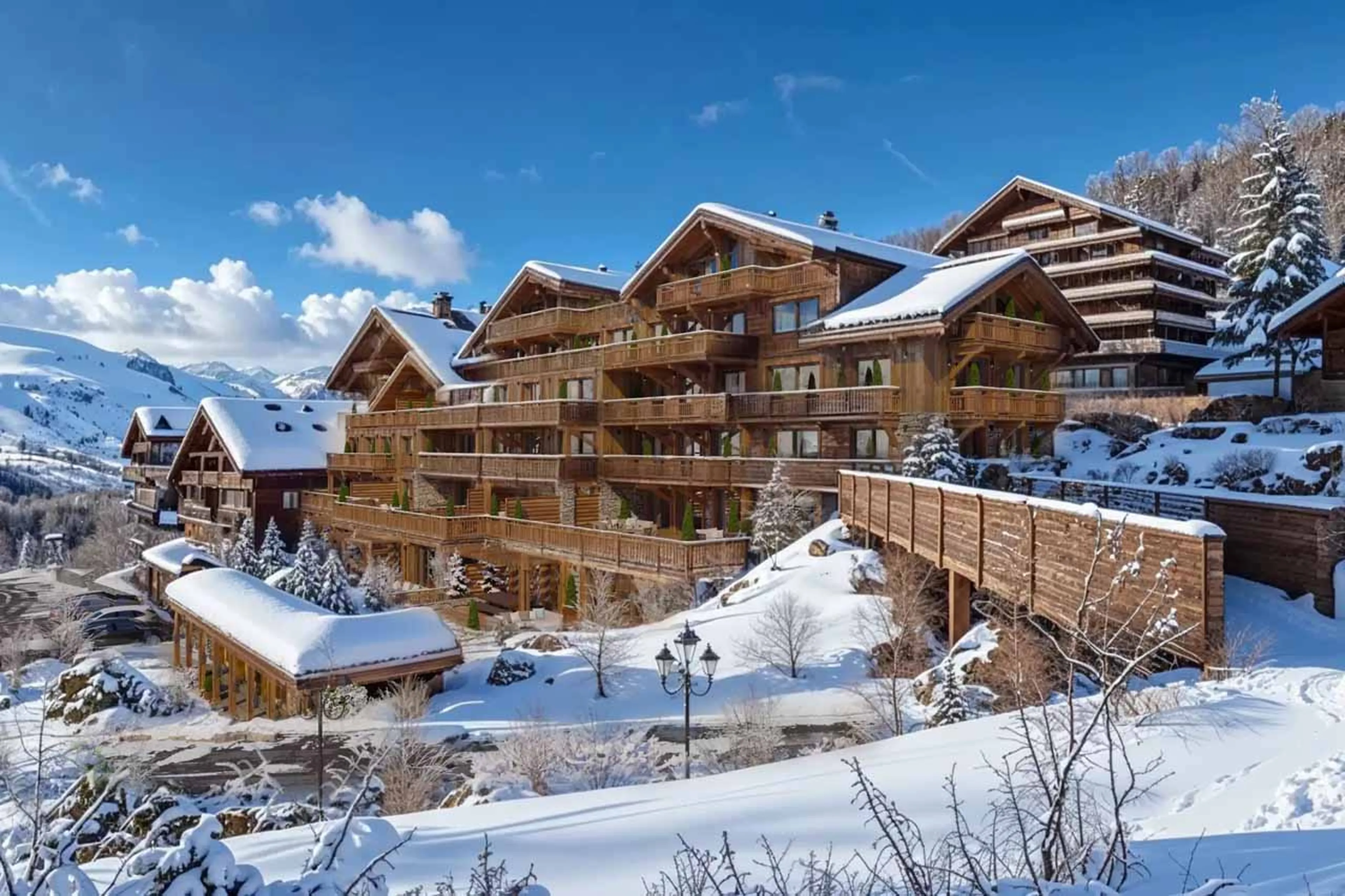 Exterior view of Apartment Alba 101 in Meribel