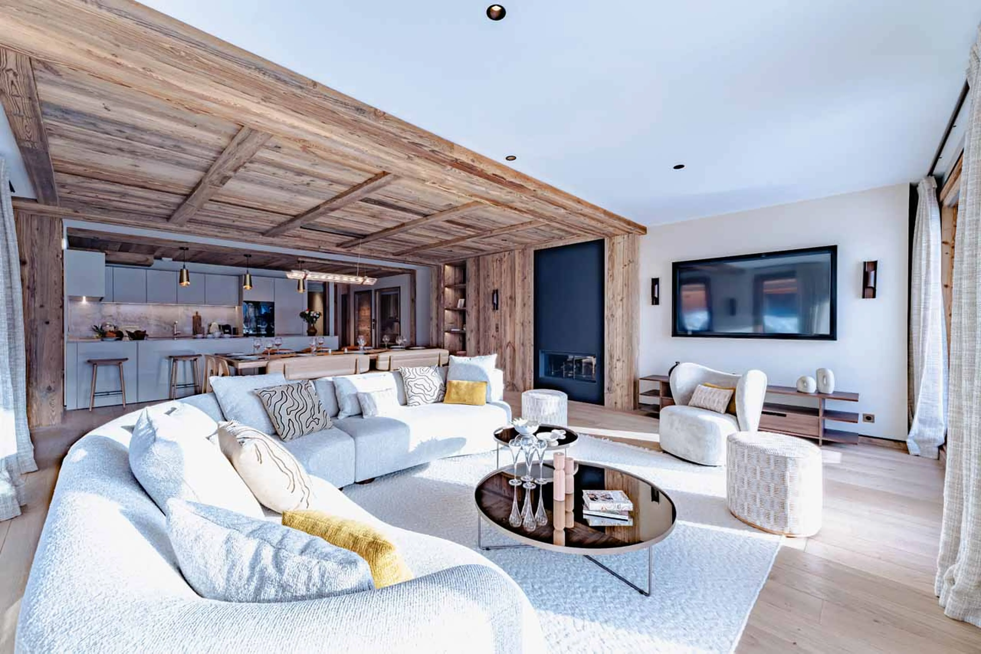 Living area at Apartment Alba 101 in Meribel