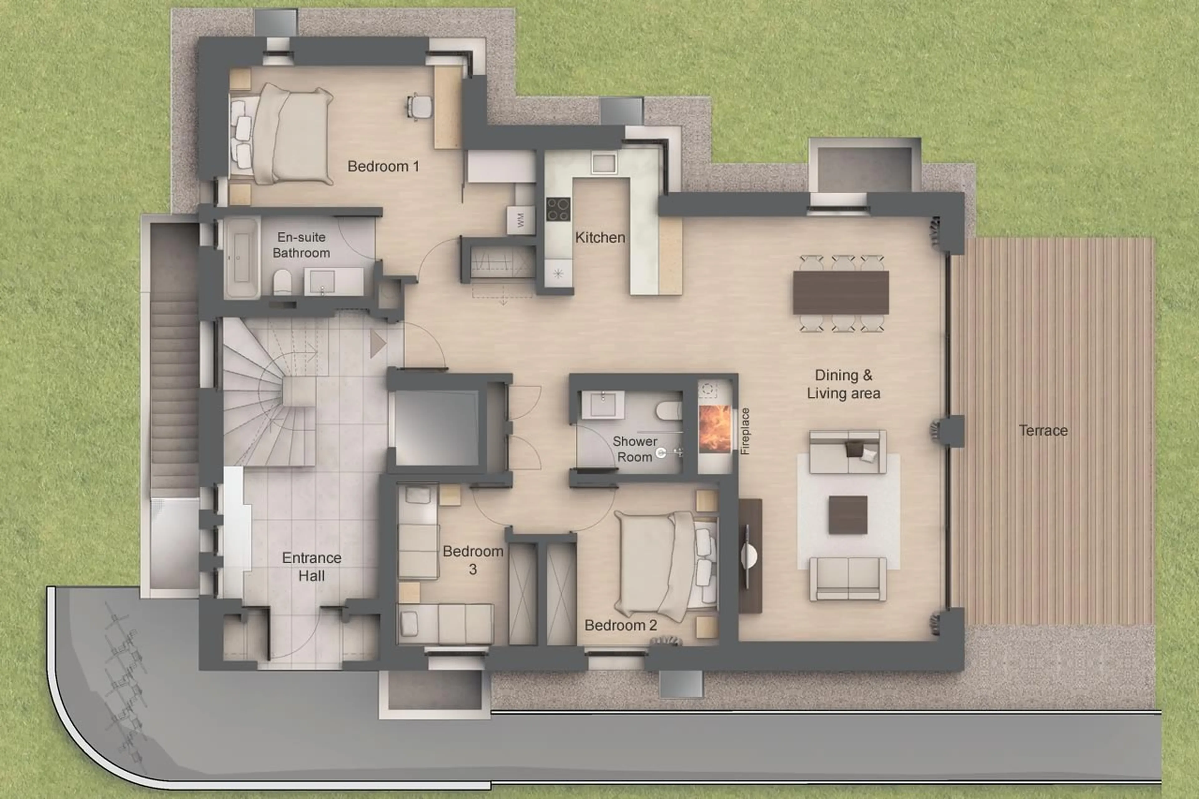 Floor plan of Apartment Altesse 1 in Zermatt