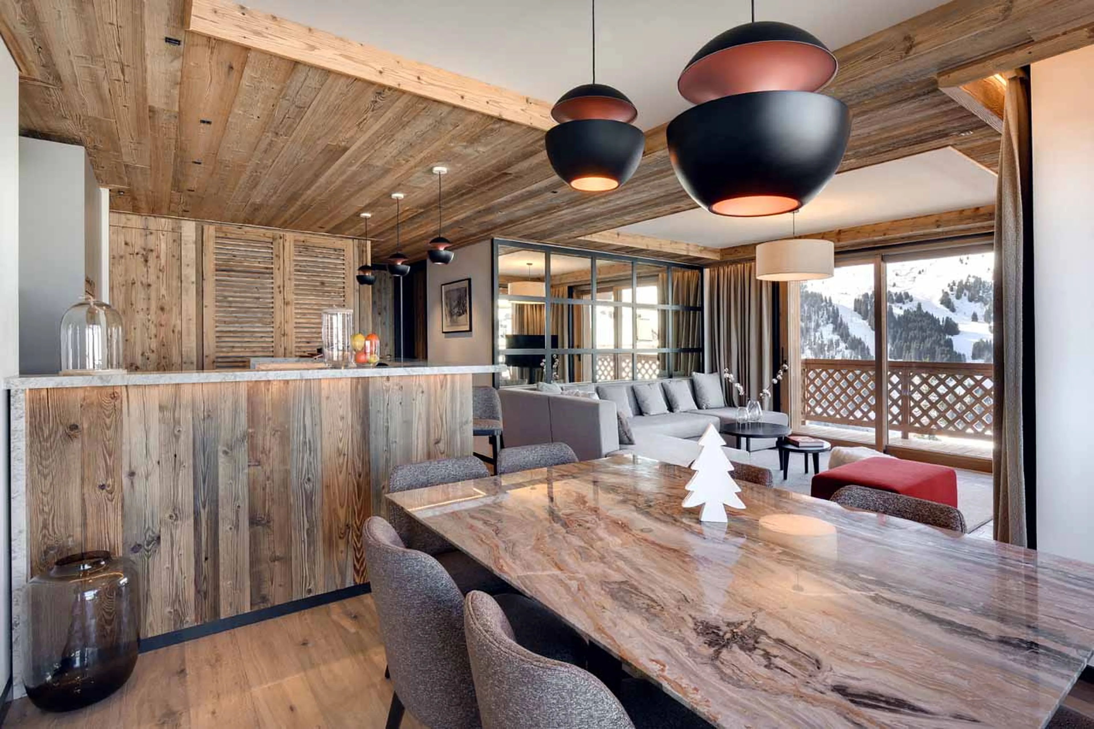 Dining table at Apartment Antares Mira 102