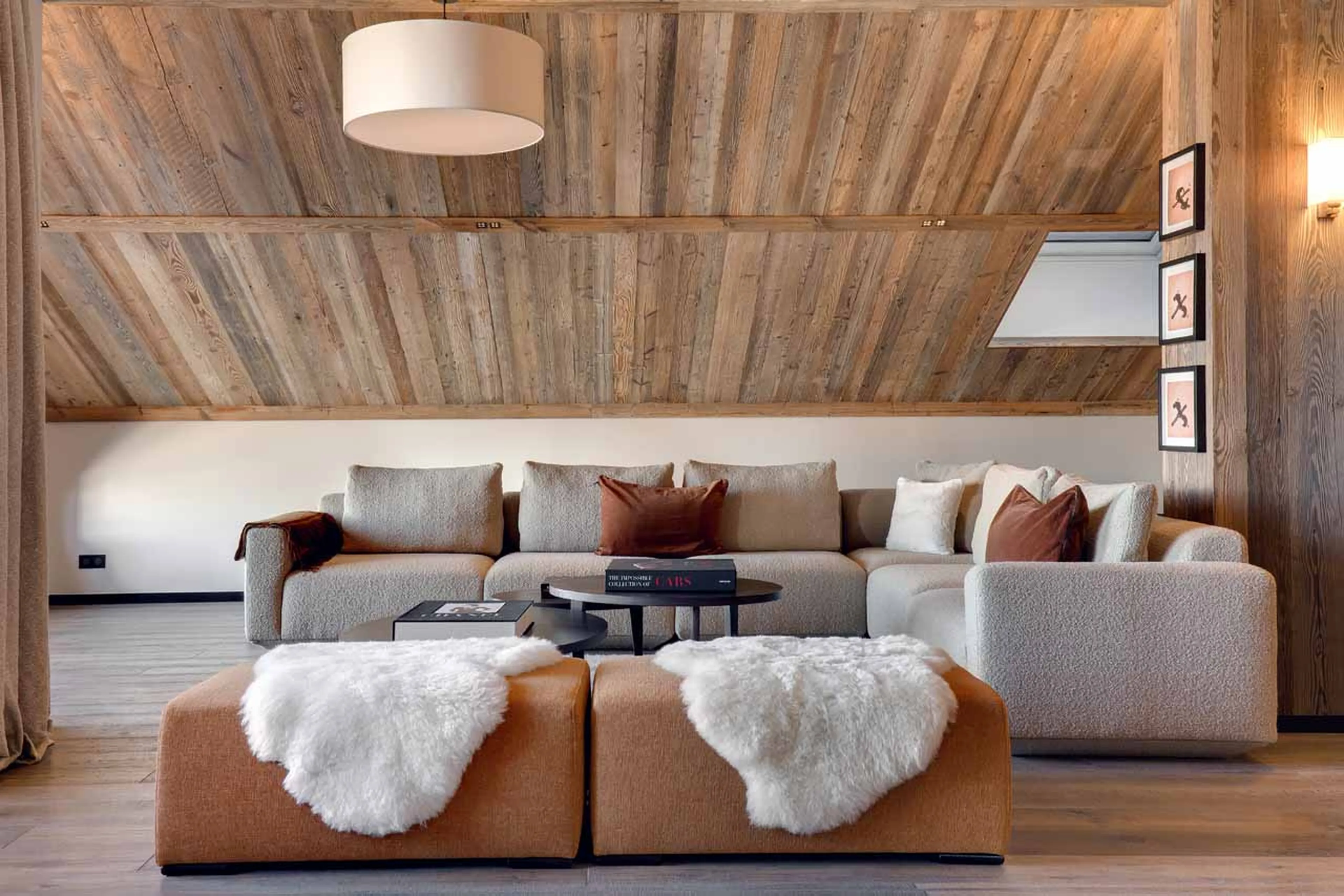 Sofa area at Apartment Antares Mira 301 in Meribel