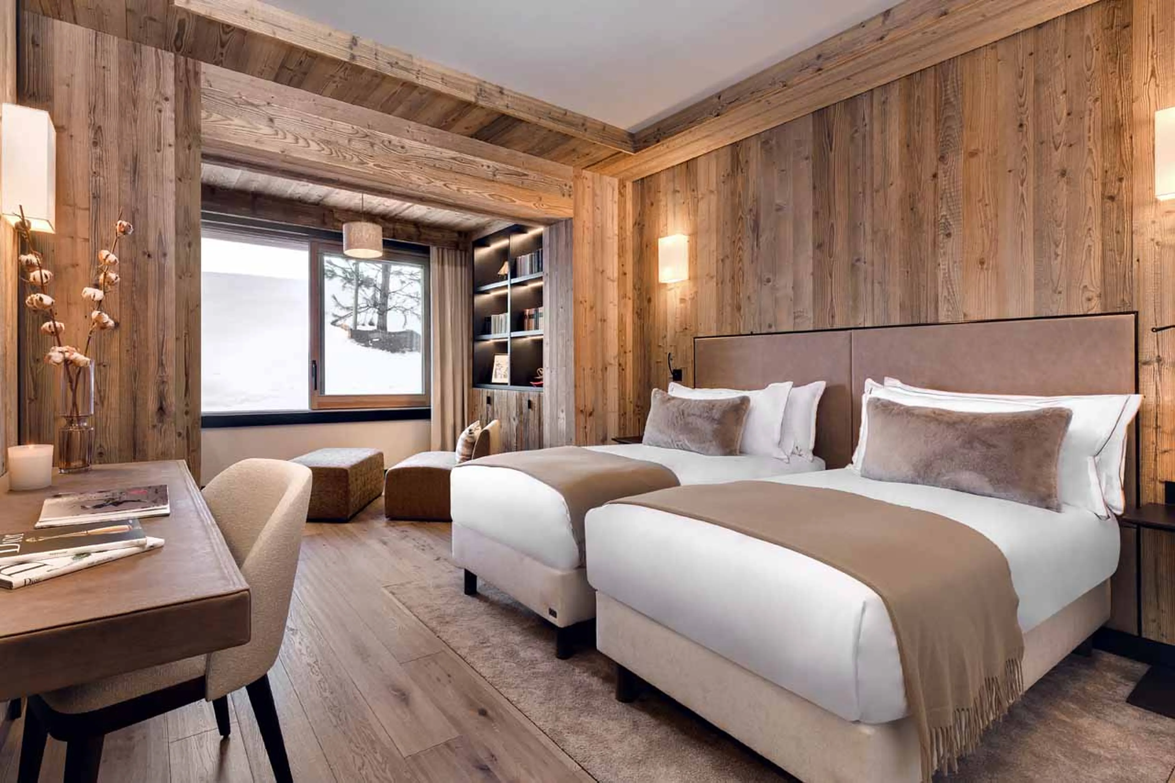 Bedroom two at Apartment Antares Naos 203 in Meribel