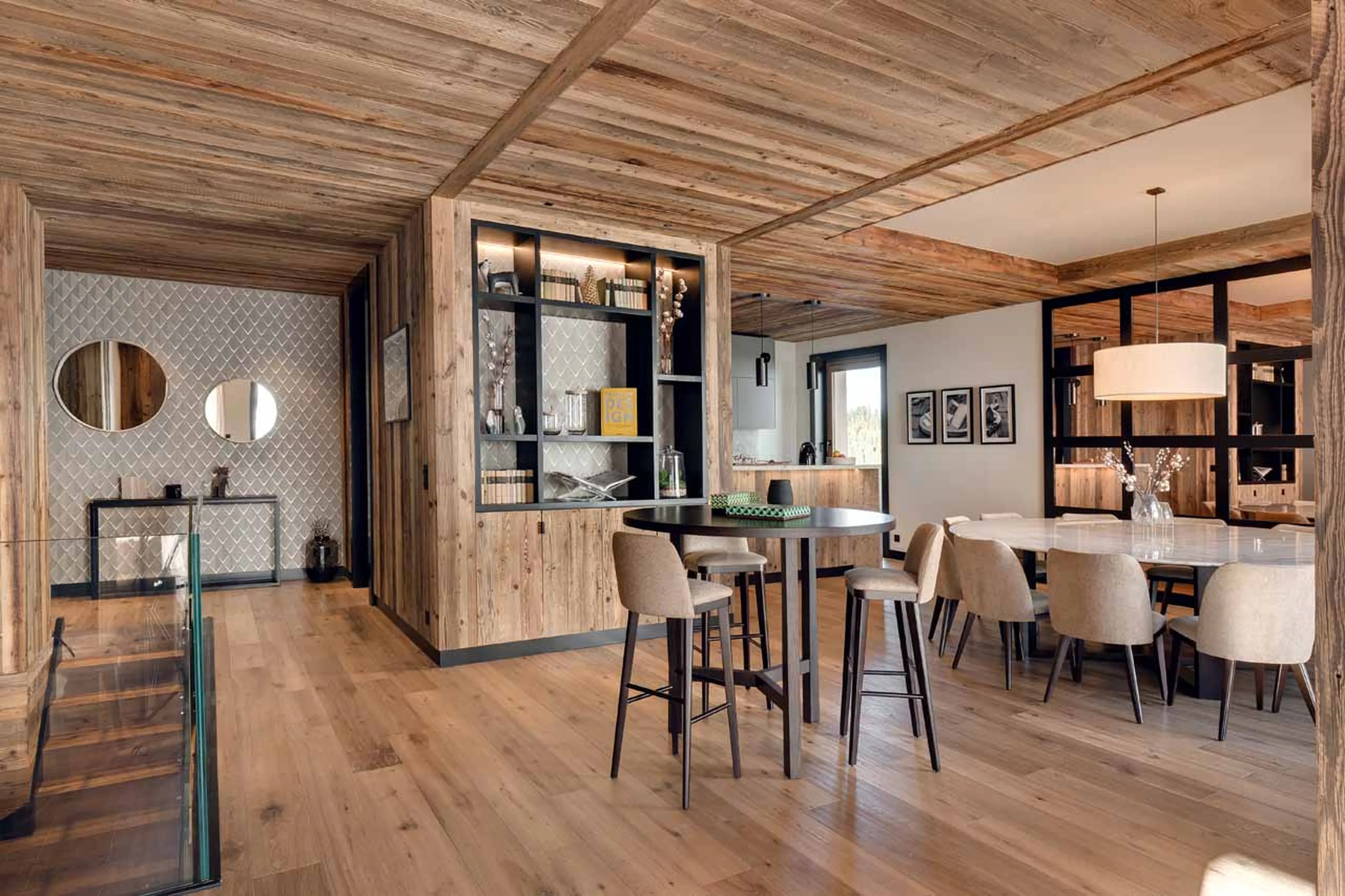 Dining area at Apartment Antares Naos 203 in Meribel