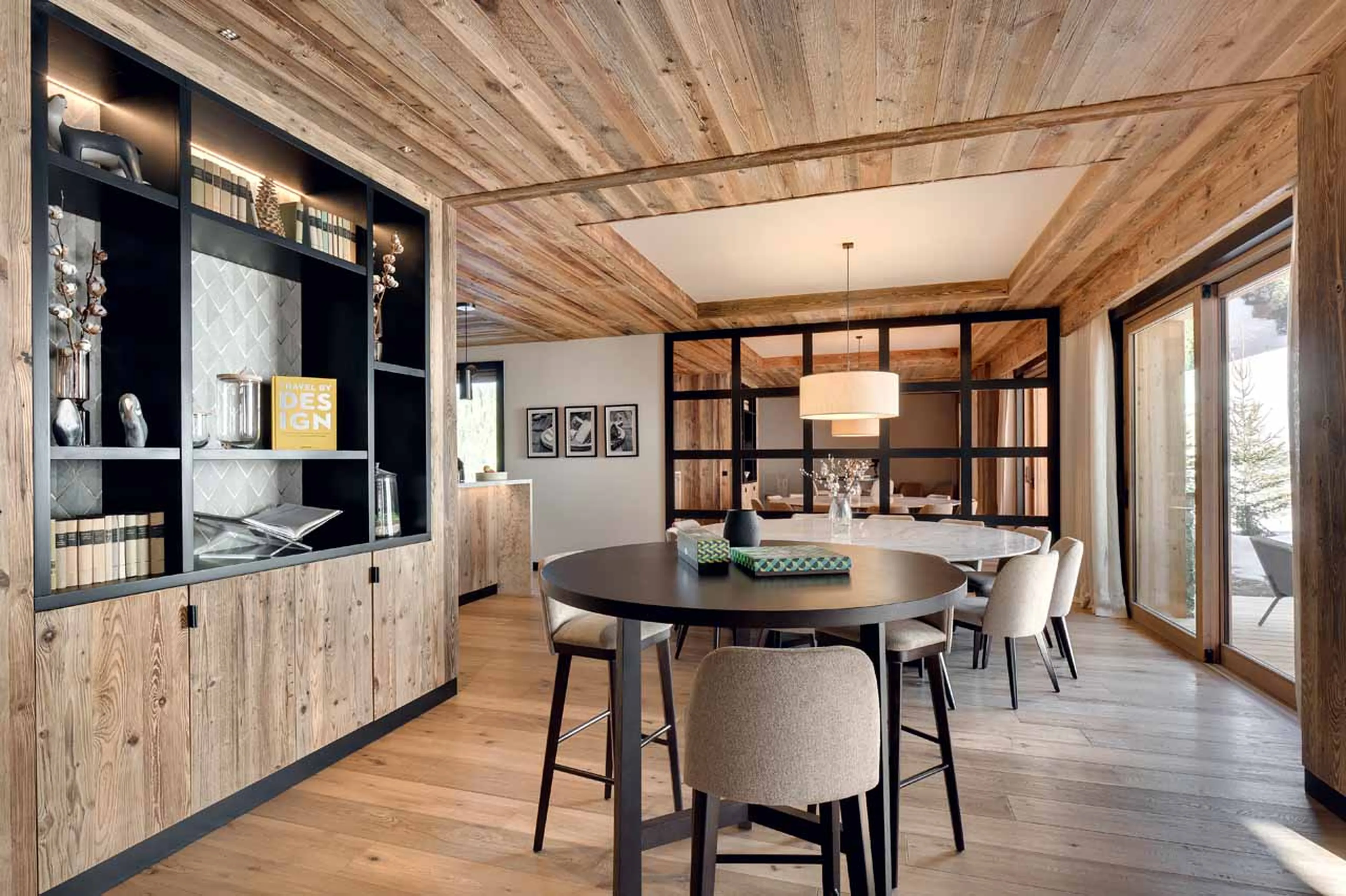 Table in dining area at Apartment Antares Naos 203 in Meribel