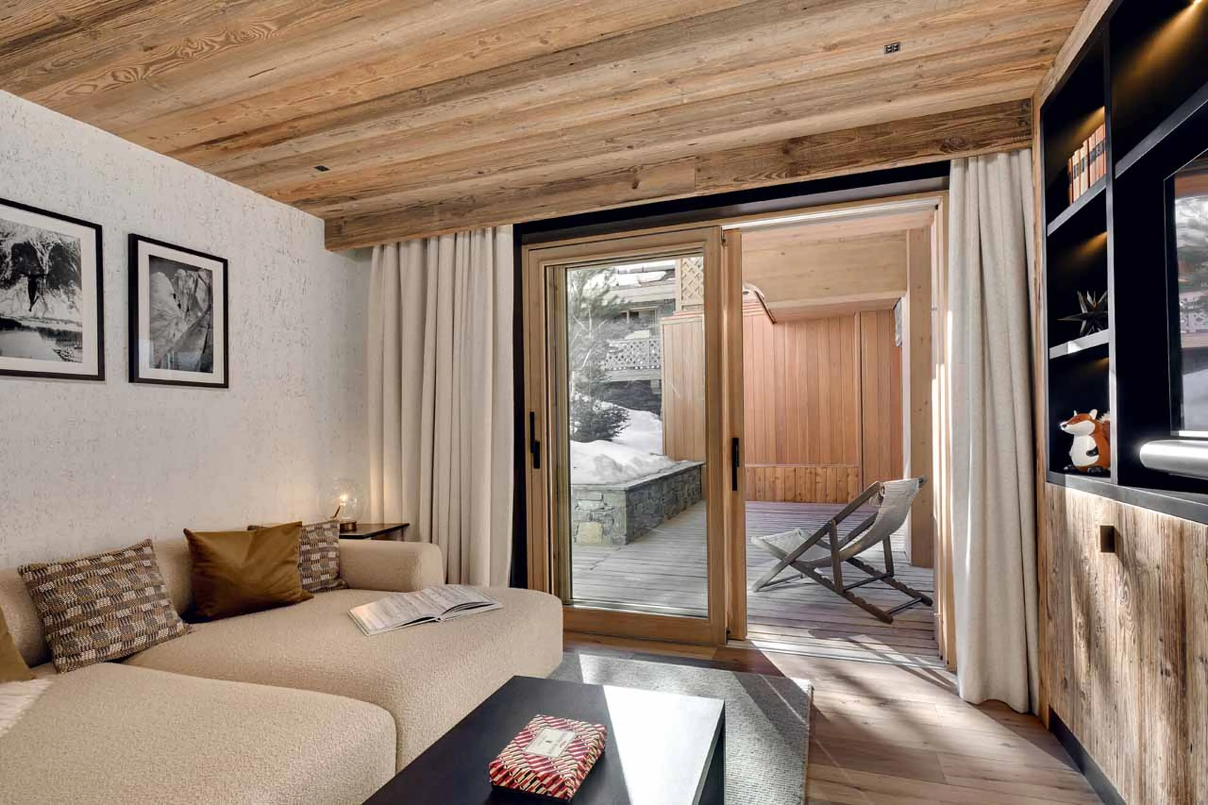 TV room at Apartment Antares Naos 203 in Meribel