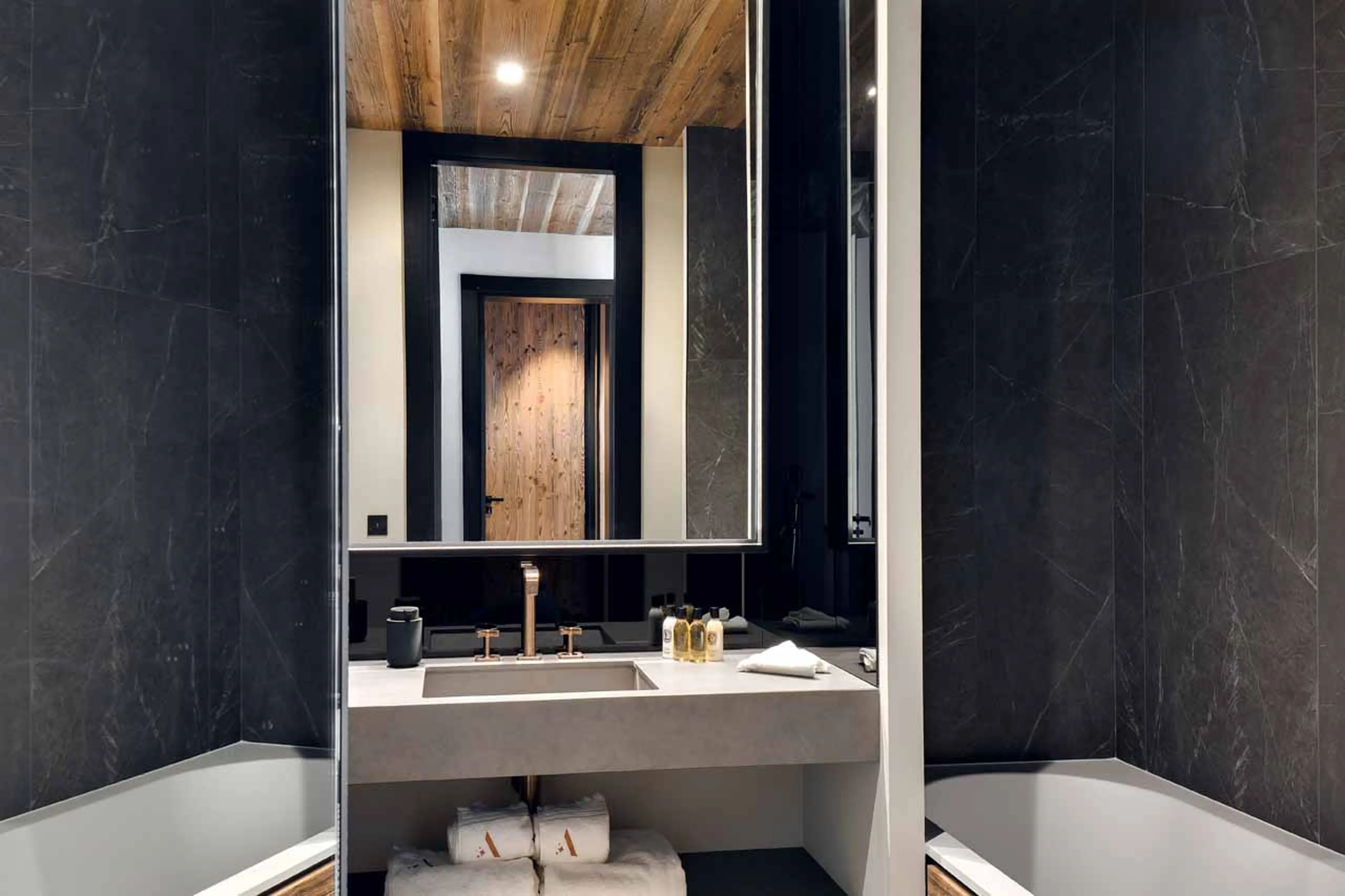 Bathroom at Apartment Antares Naos 204D in Meribel