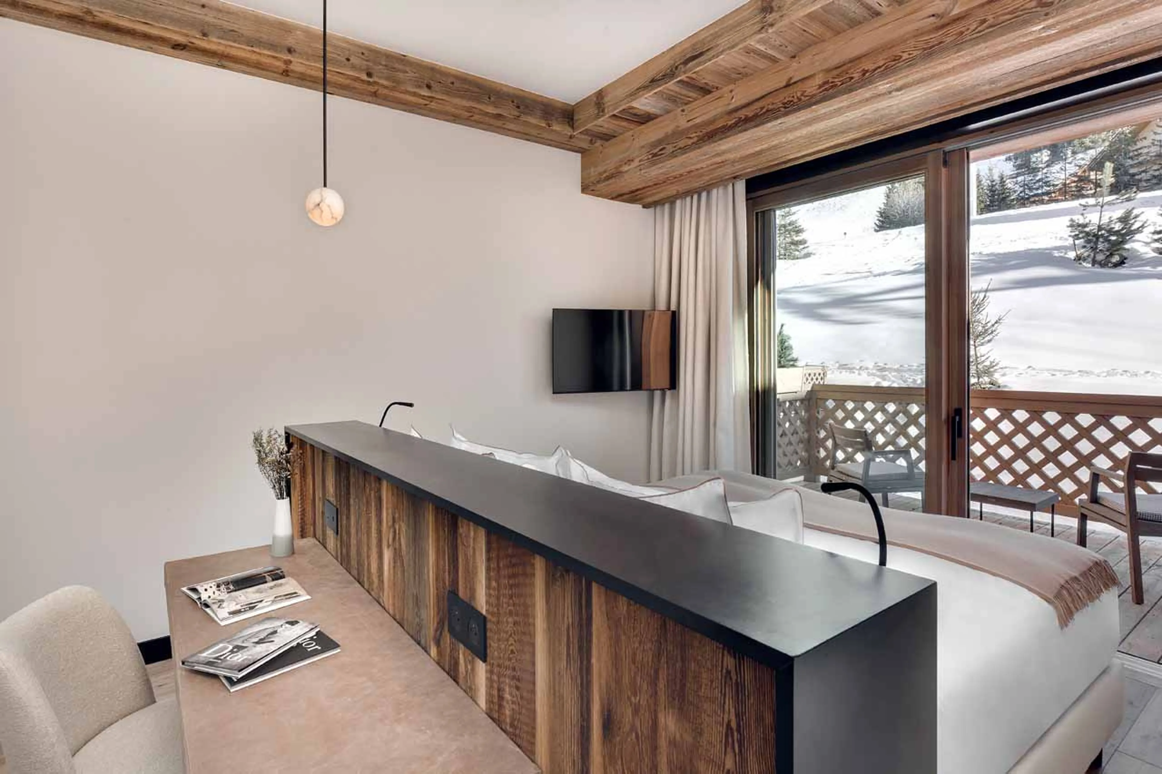 Bedroom 3 at Apartment Antares Naos 204D in Meribel