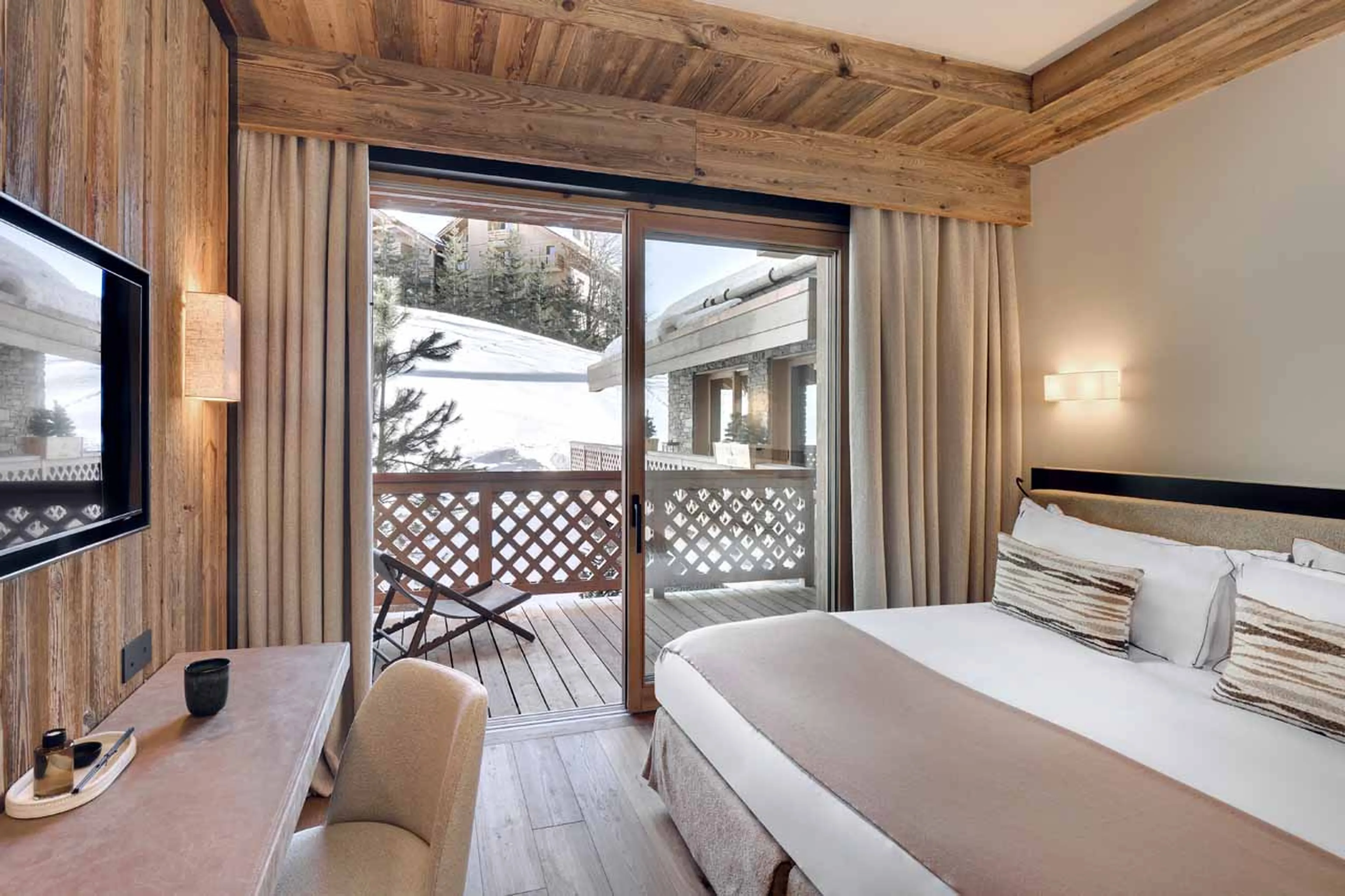 Bedroom 4 at Apartment Antares Naos 204D in Meribel