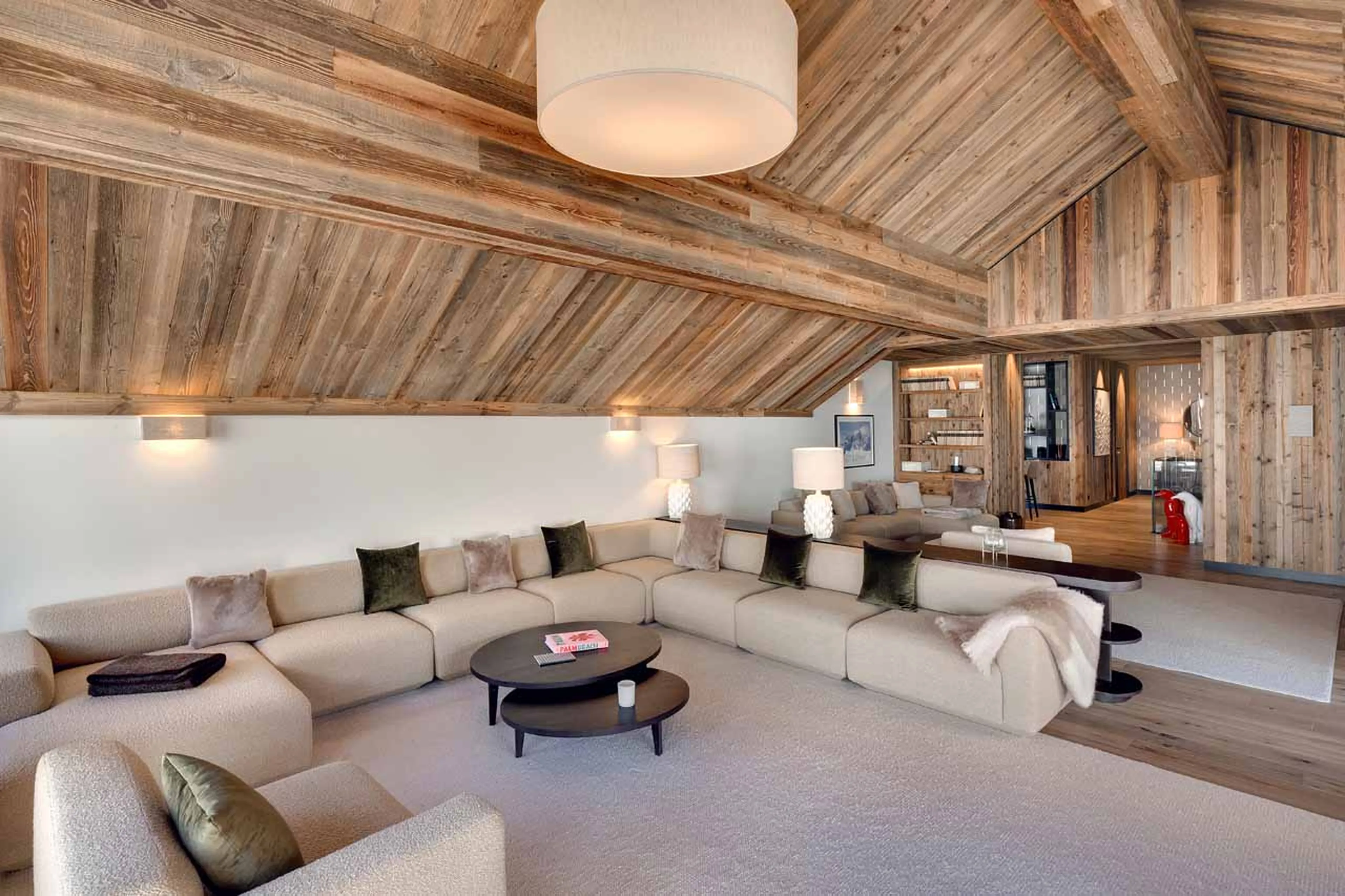 Living area seating at Apartment Antares Naos 204D in Meribel