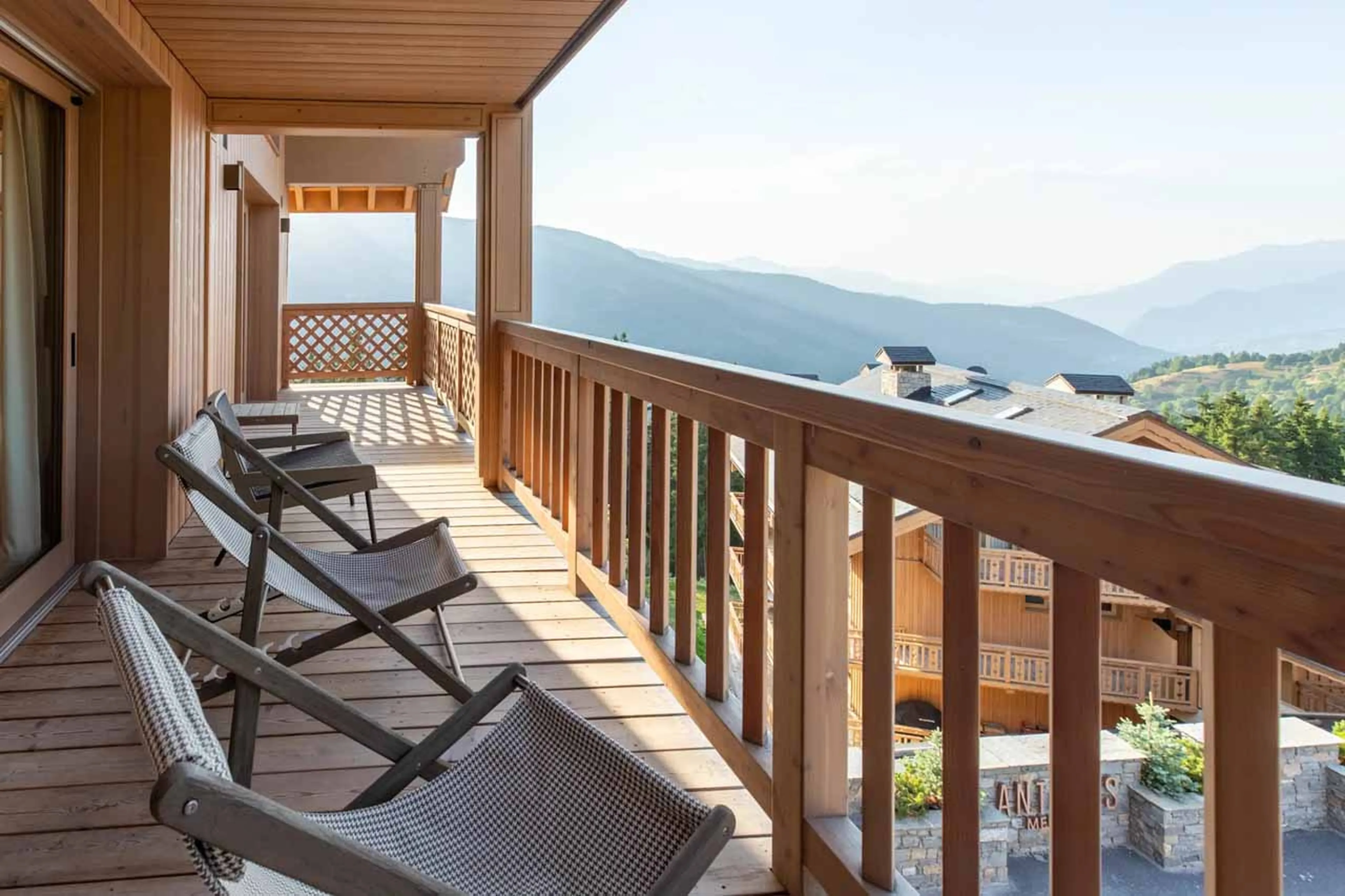 Balcony at Apartment Antares Sirius 401 in Meribel
