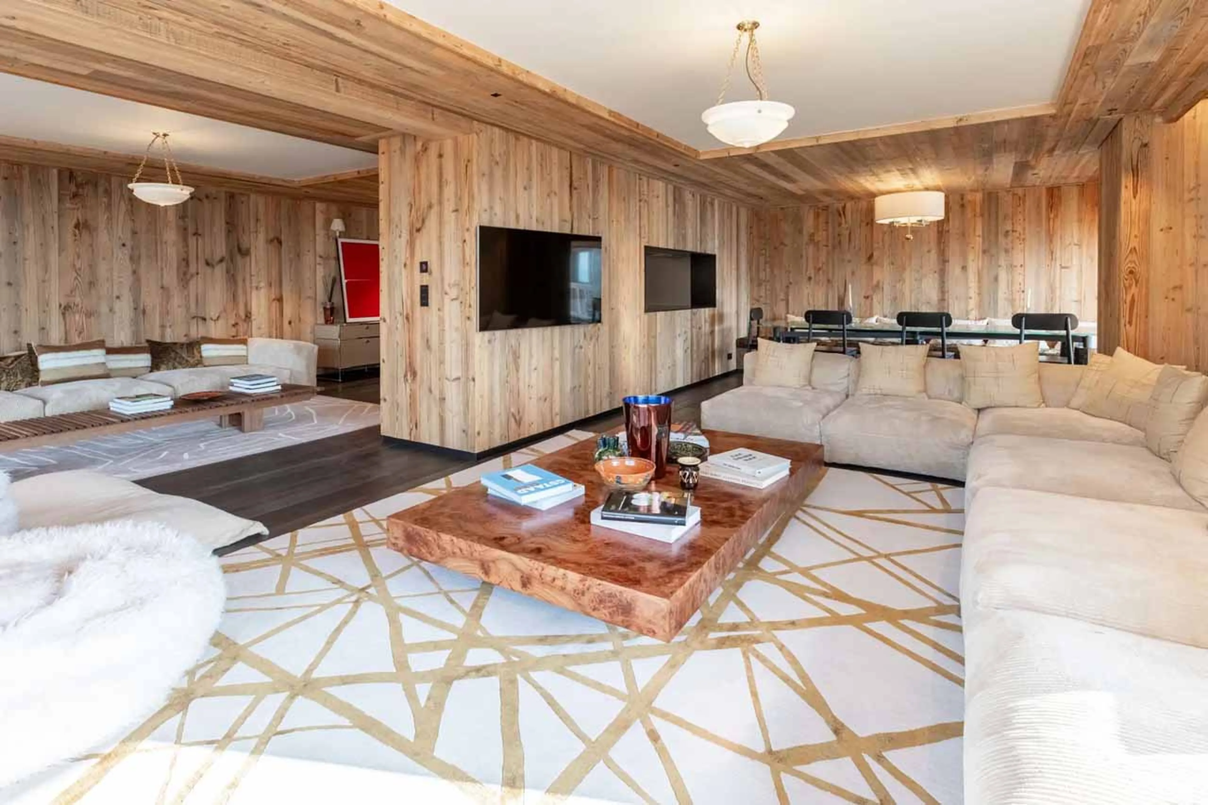 Living area at Apartment Antares Sirius 401 in Meribel