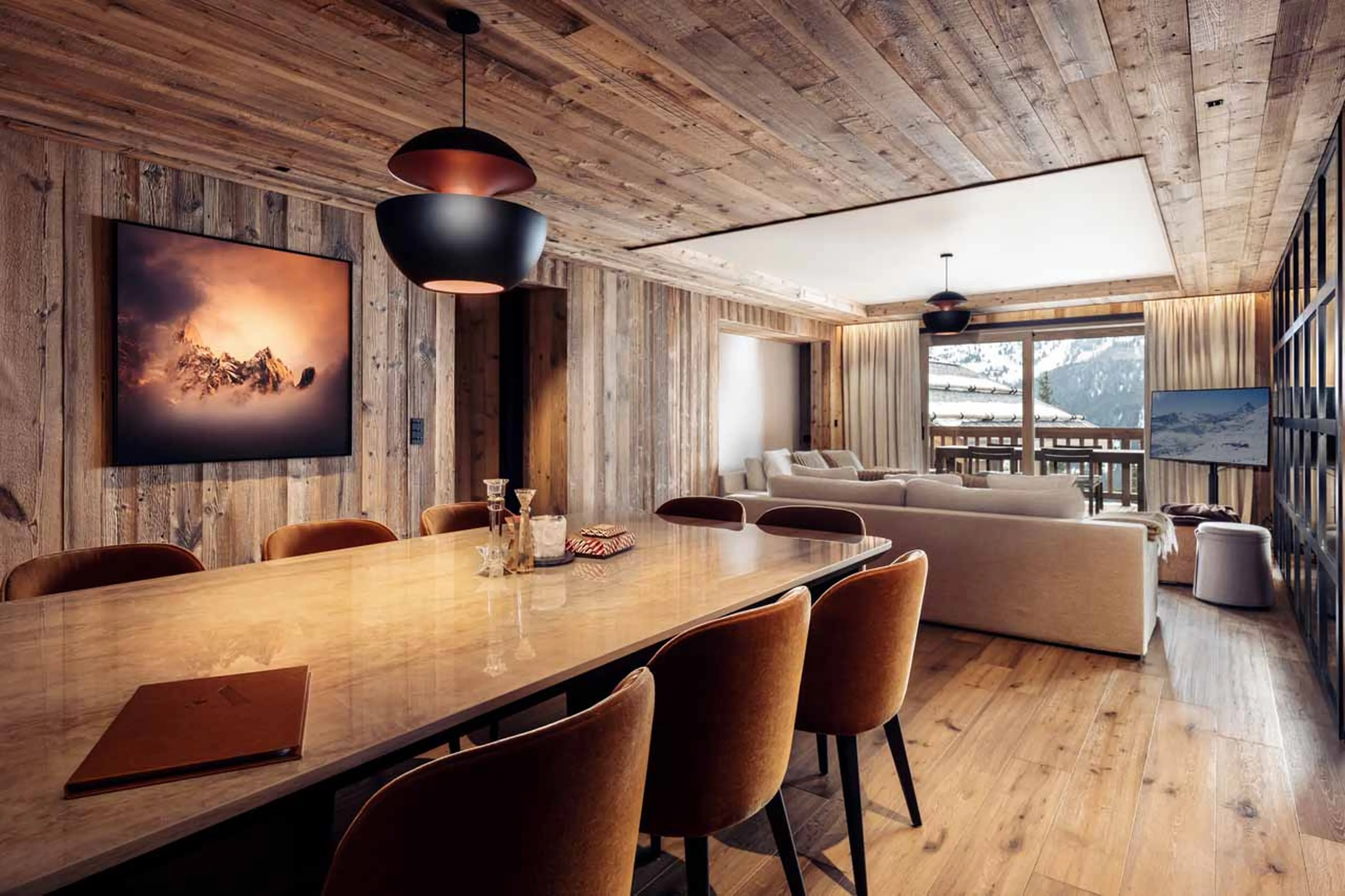Dining area at Apartment Antares Sirius 402 in Meribel