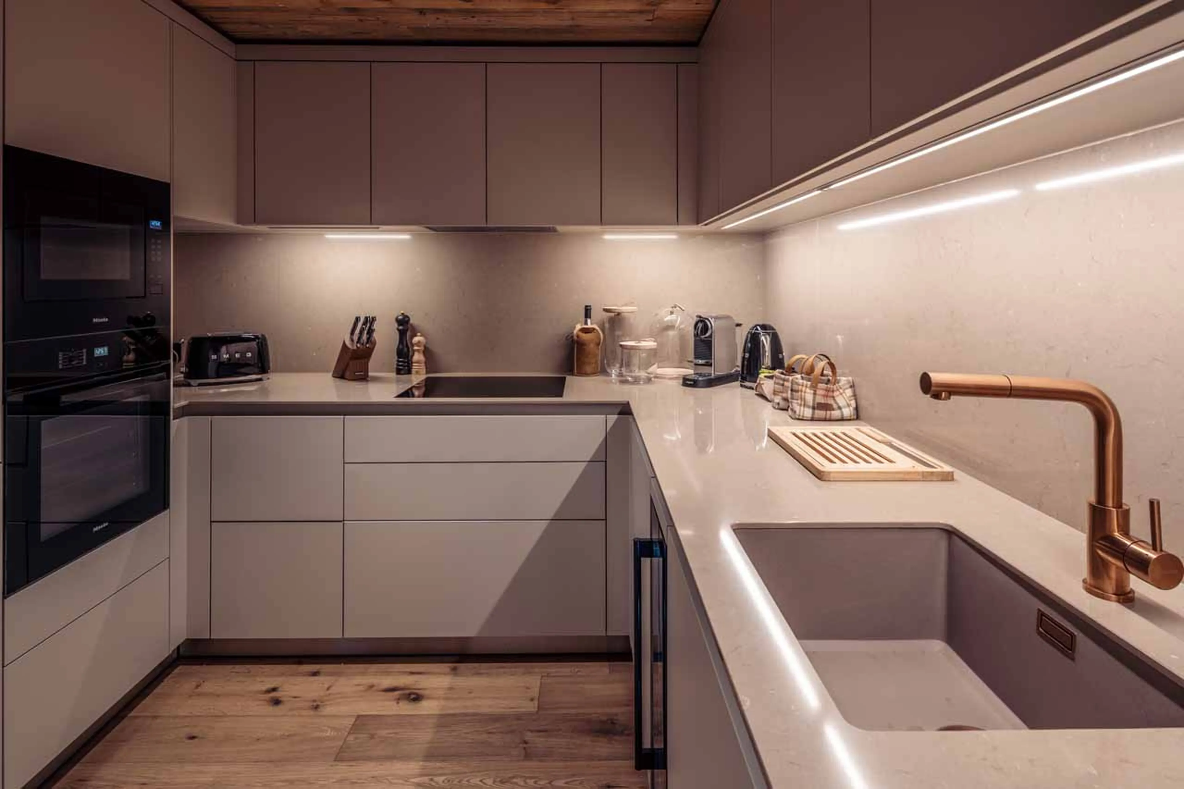 Kitchen at Apartment Antares Sirius 402 in Meribel