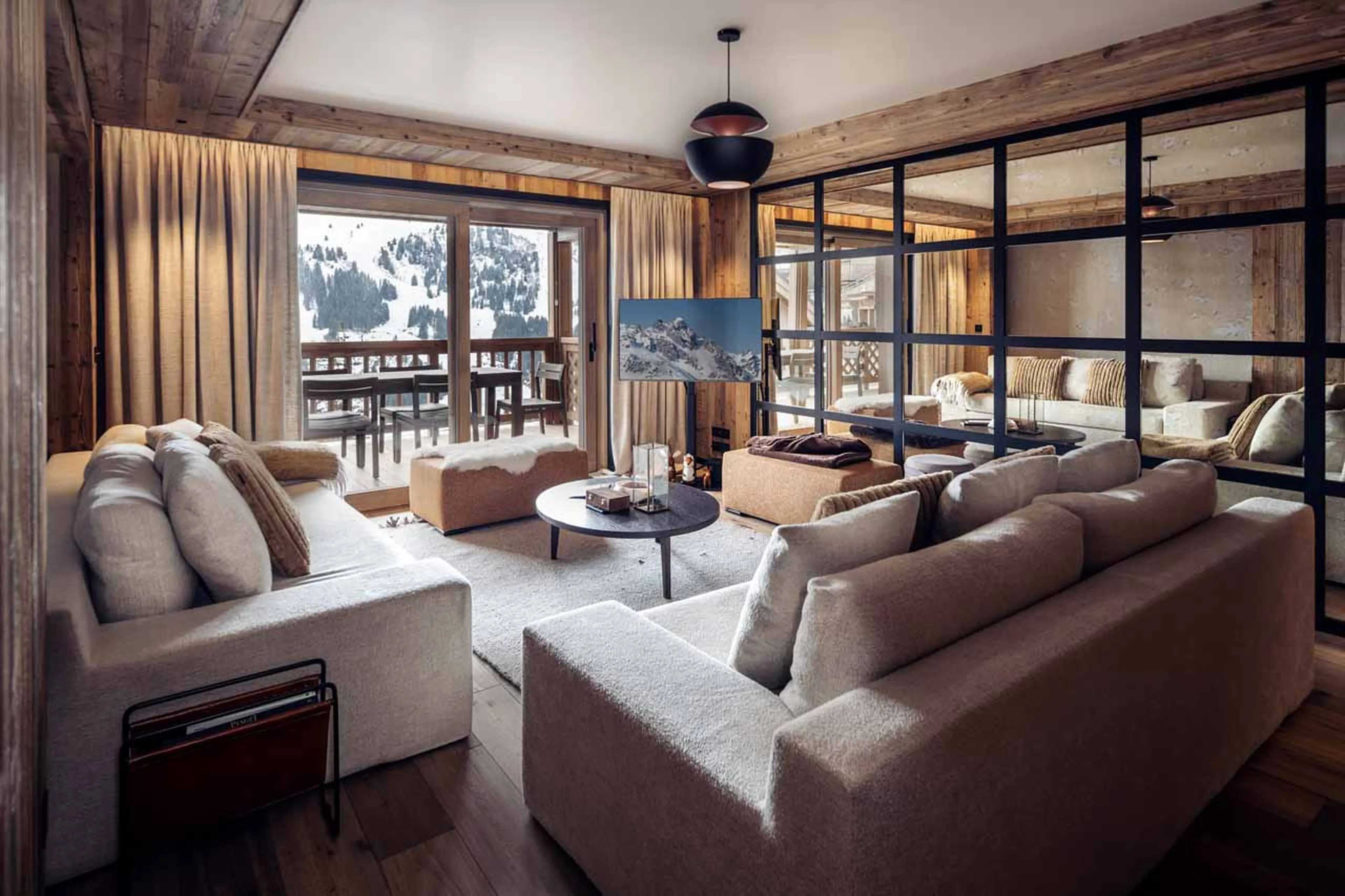 Living area at Apartment Antares Sirius 402 in Meribel