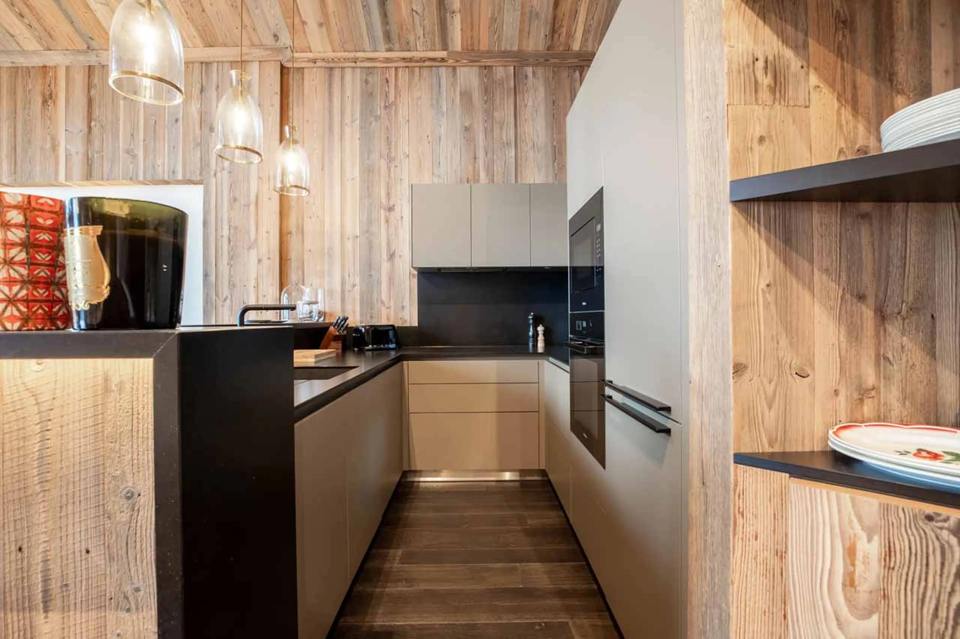 Kitchen at Apartment Antares Sirius 501 in Meribel