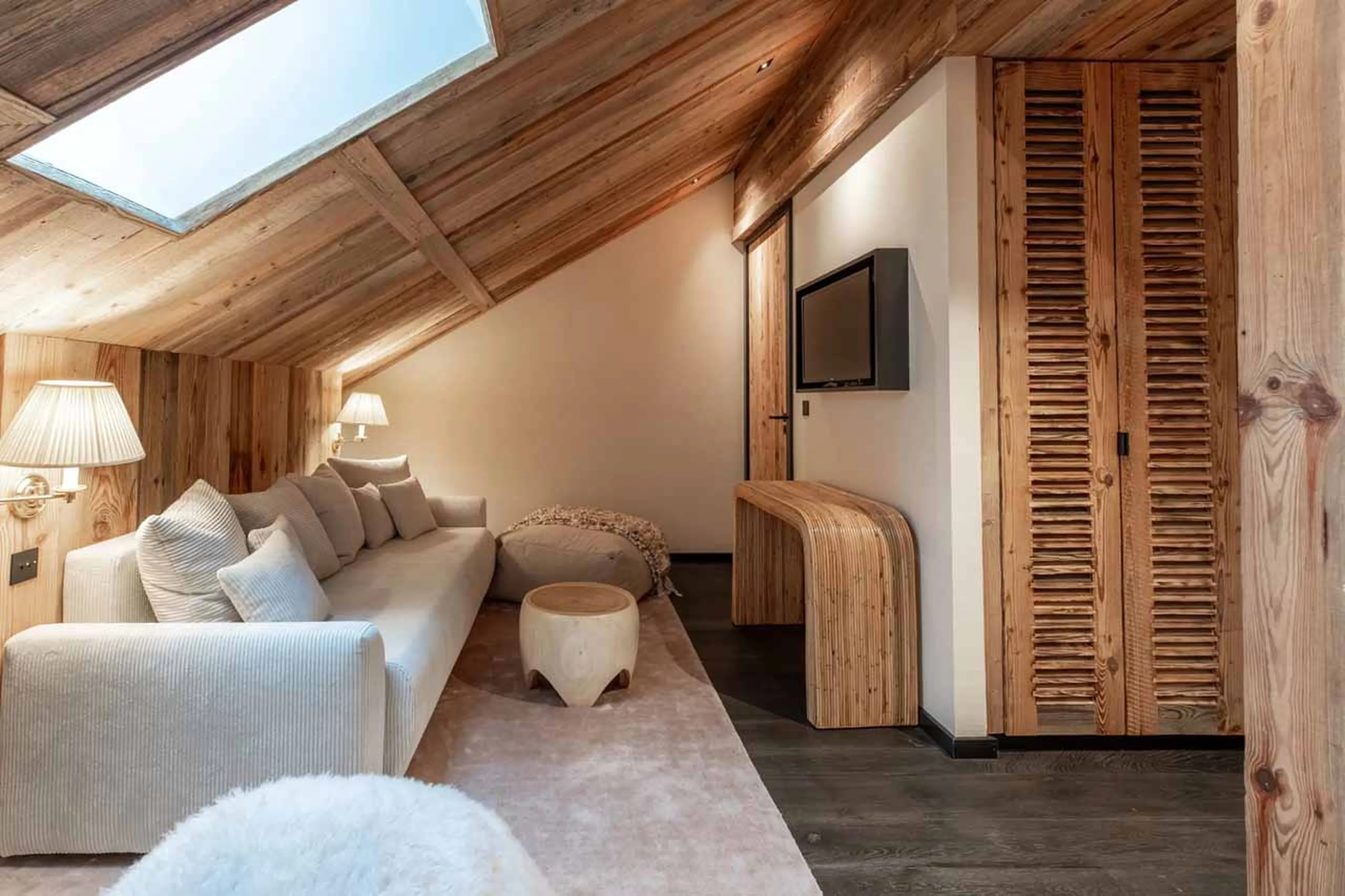 TV room at Apartment Antares Sirius 501 in Meribel