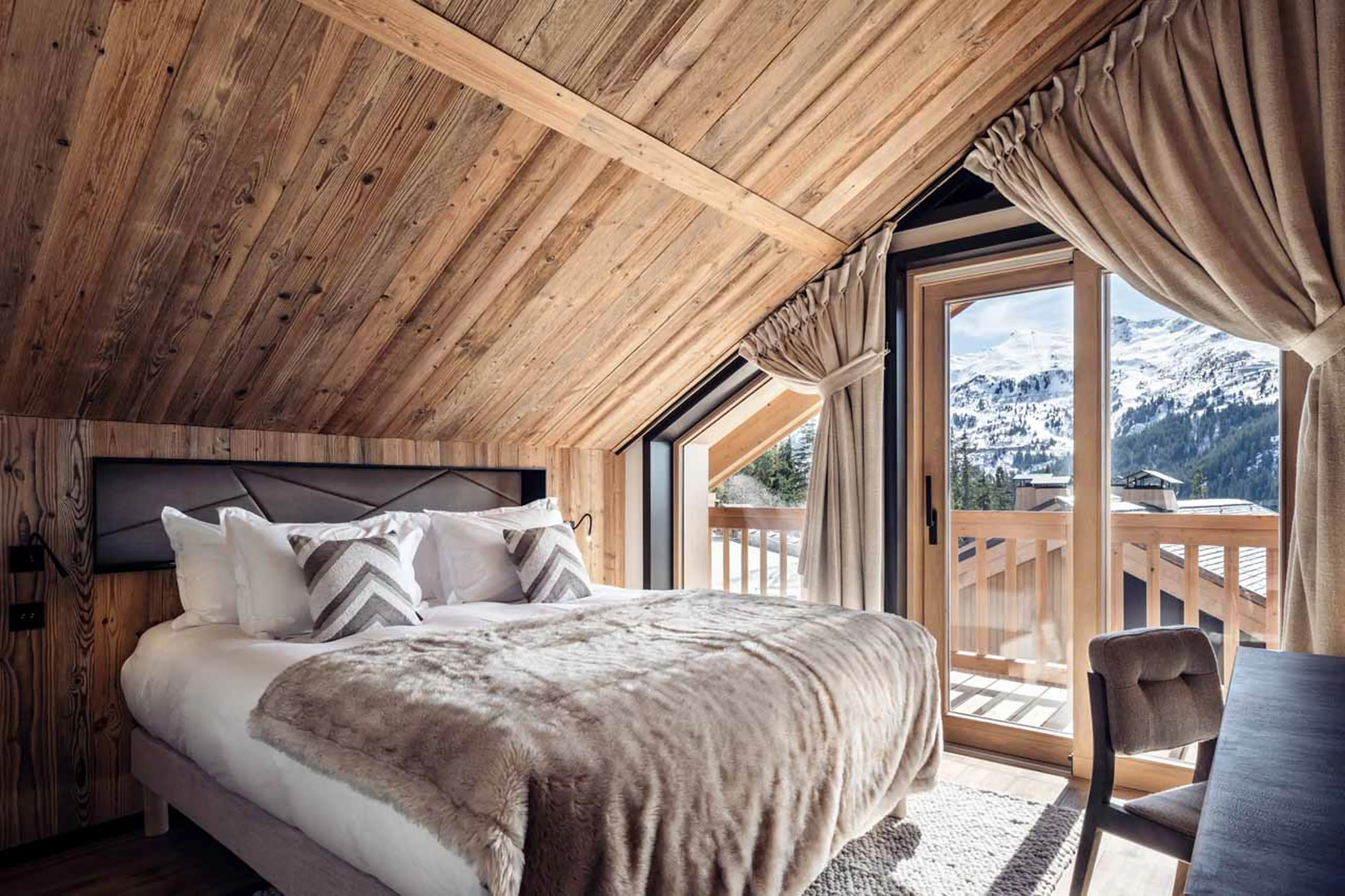 Bedroom 1 at Apartment Antares Sirius 502 in Meribel