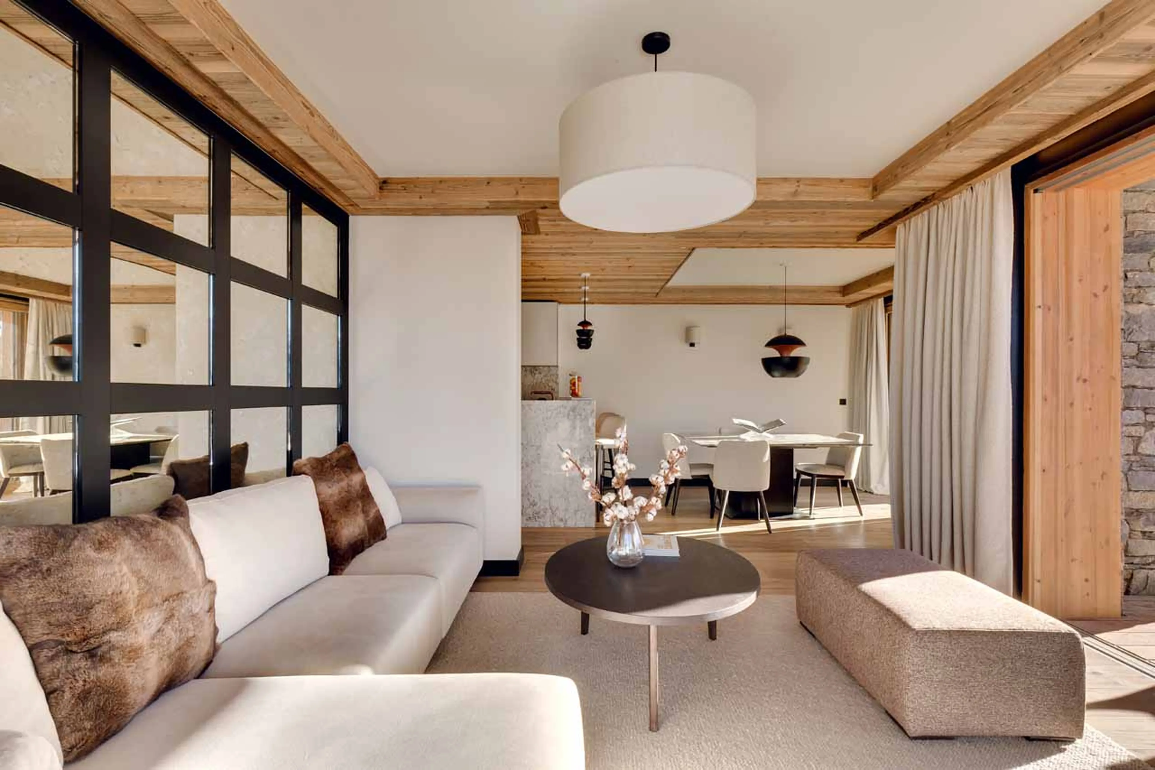 Living area of Apartment Antares Stella 001 in Meribel