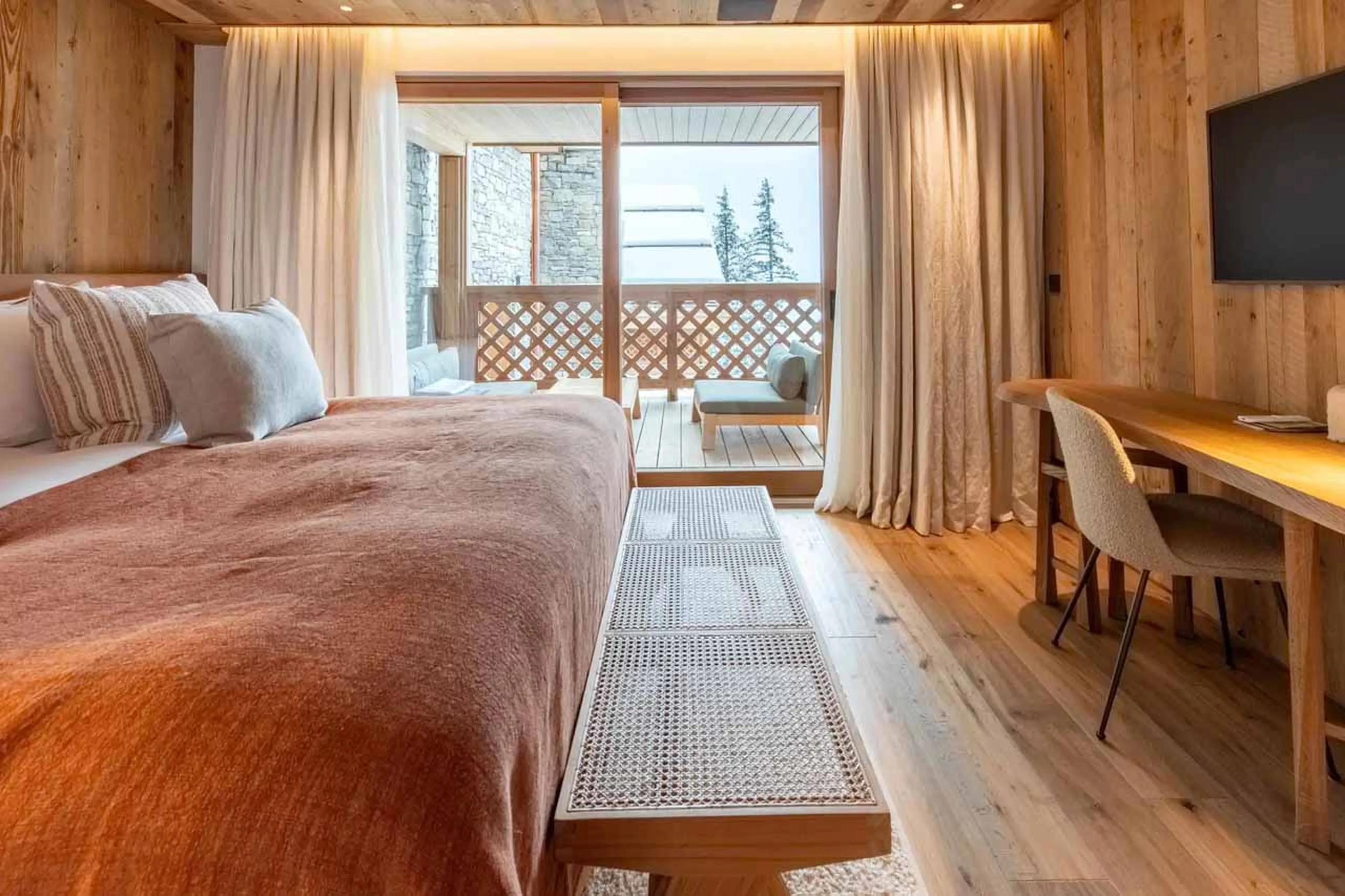 Bedroom 3 at Apartment Antares Ursa 501 in Meribel