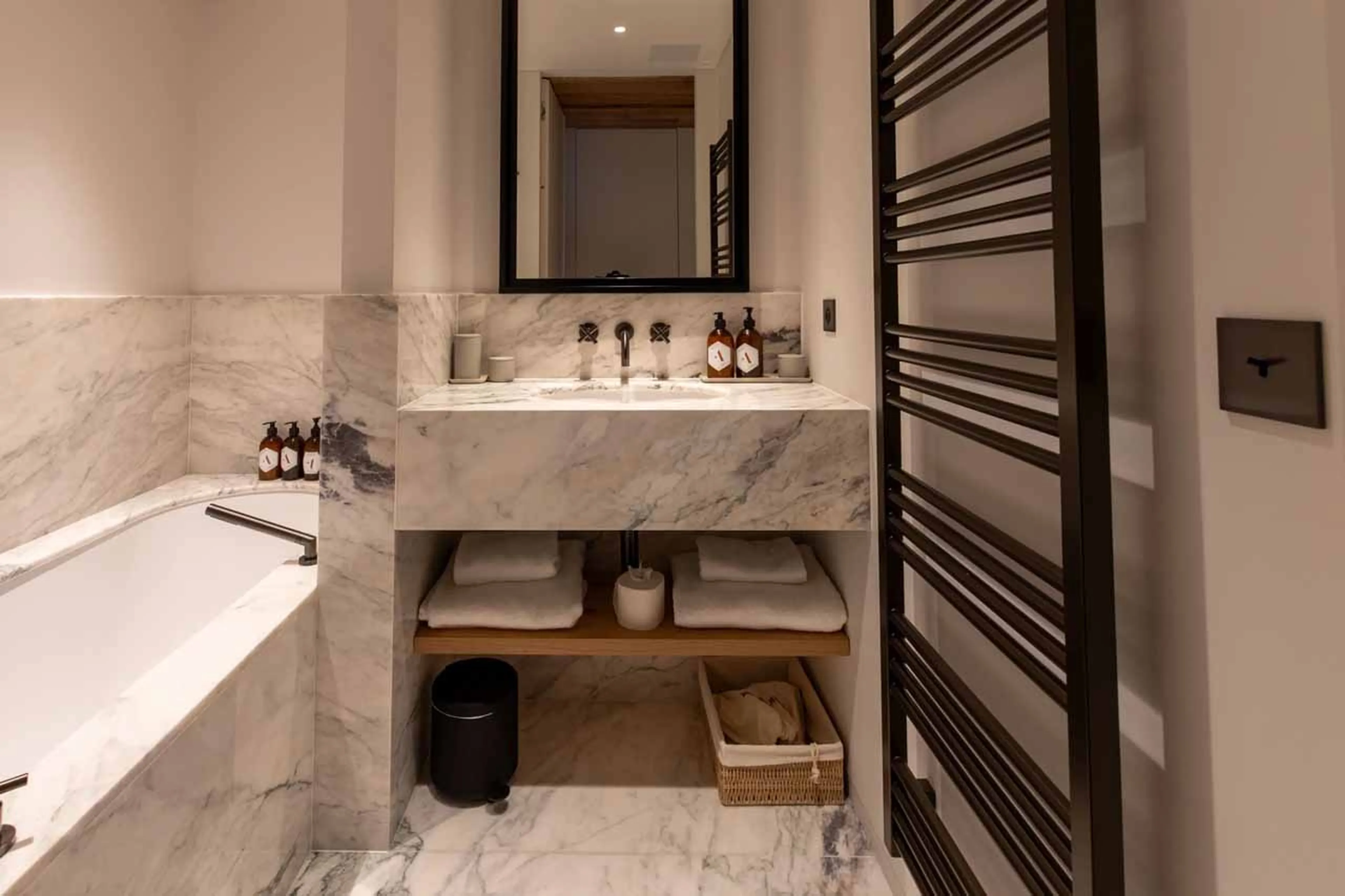 Bedroom 3 en-suite at Apartment Antares Ursa 501 in Meribel