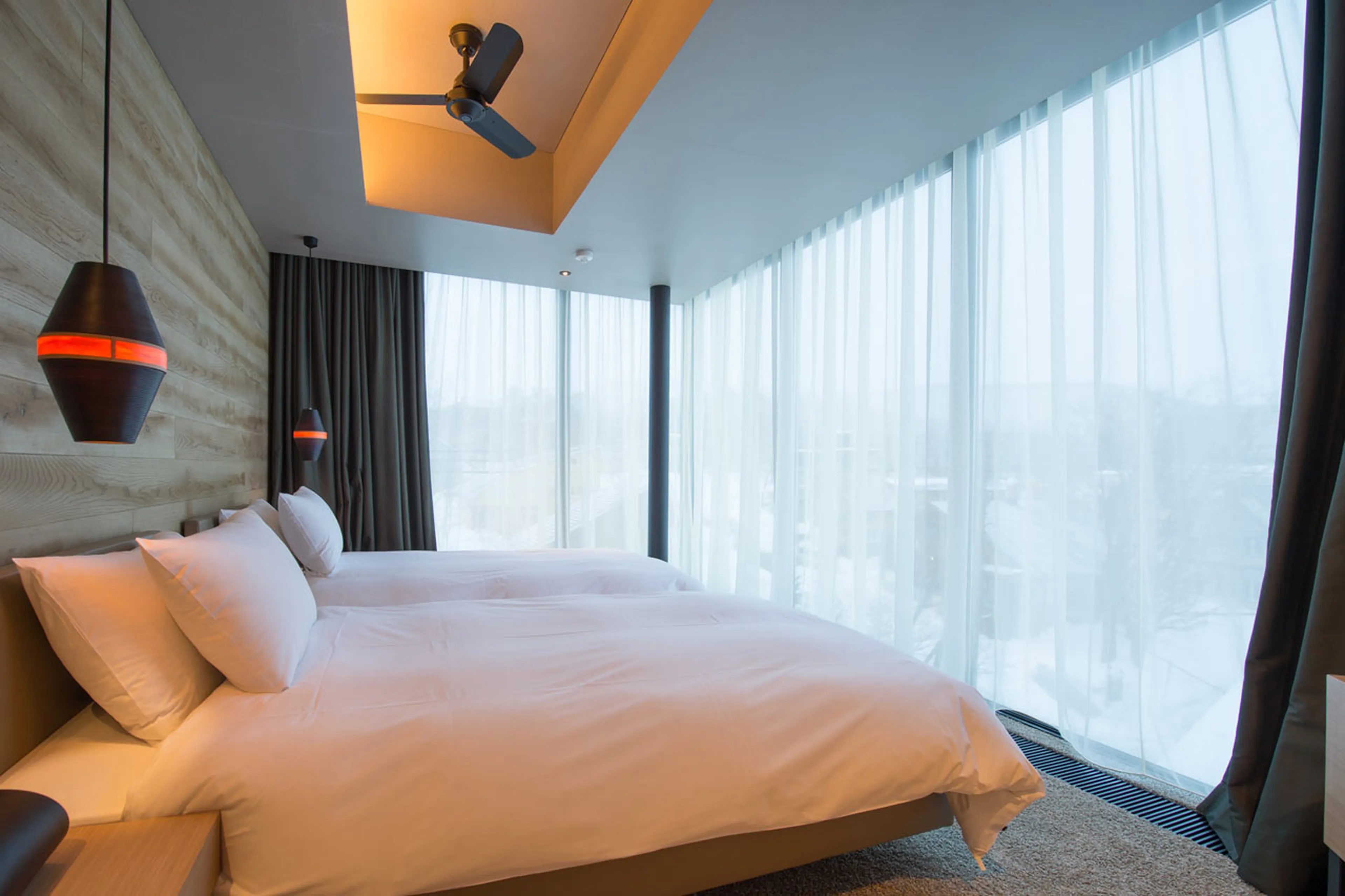 Bedroom one in Aspect 3 Premium in Niseko