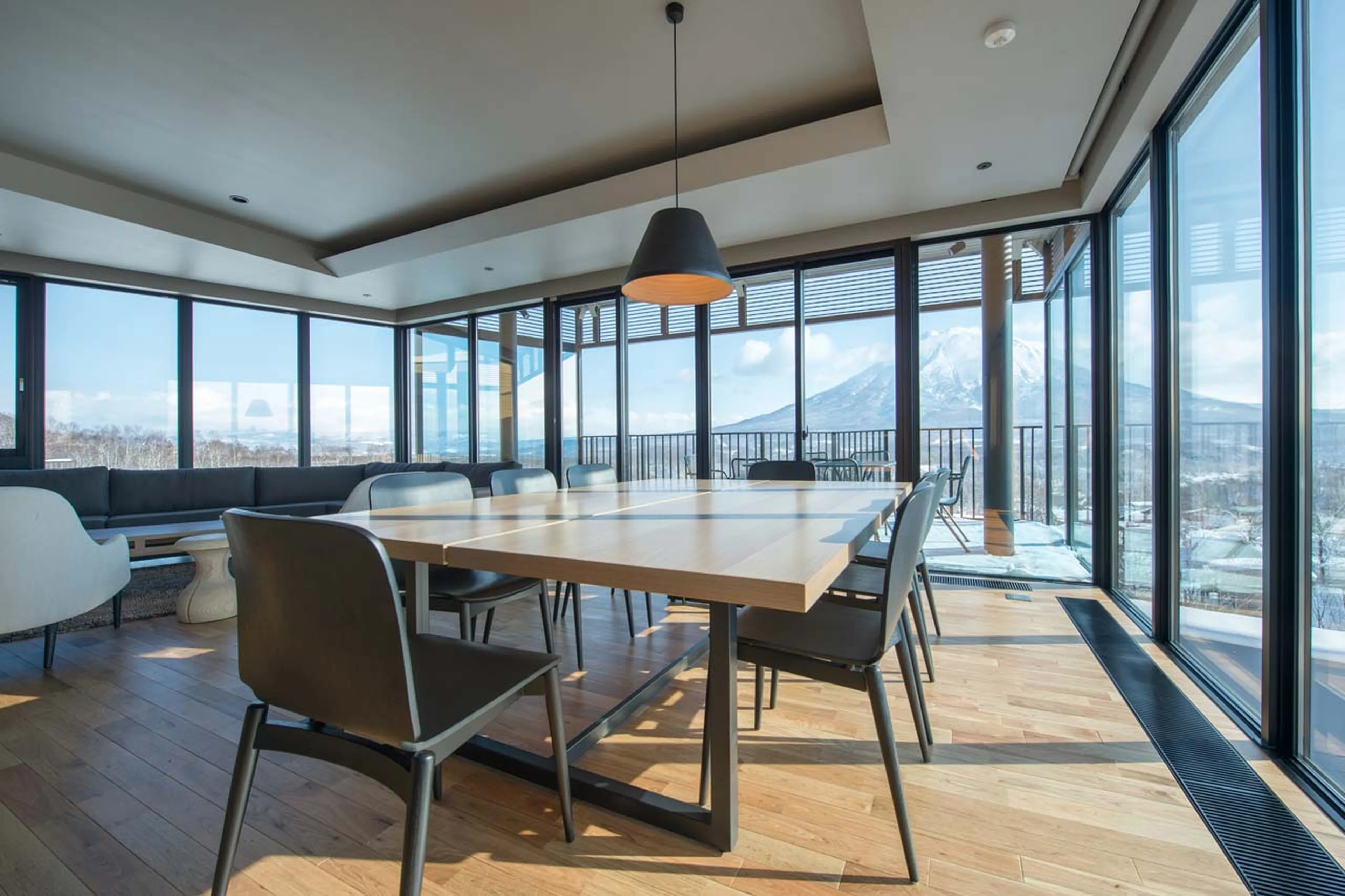View from second dining table in Apartment Aspect 5 in Niseko