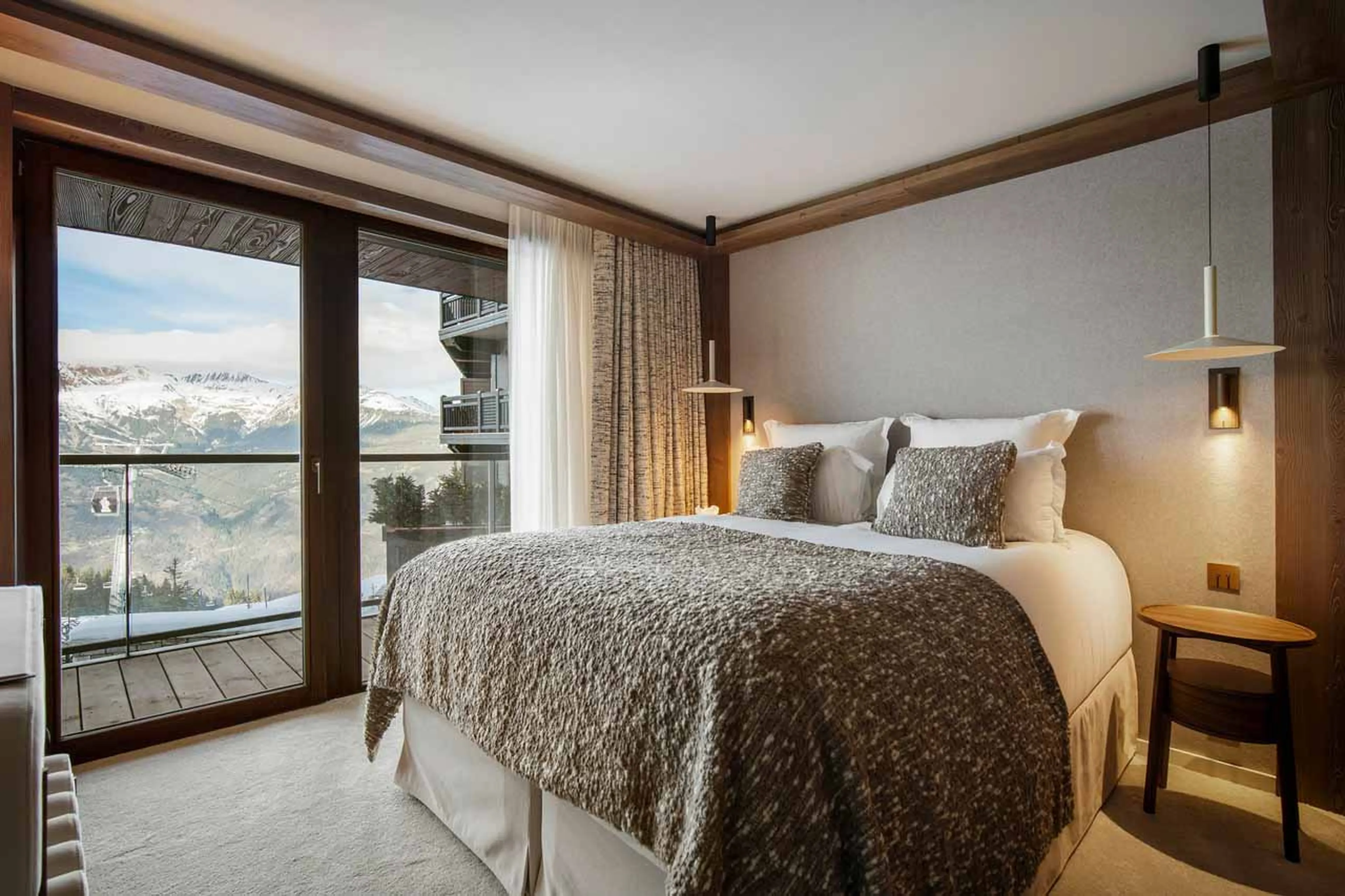 Bedroom 3 in Atmosphere Apartment 102, Courchevel 1850