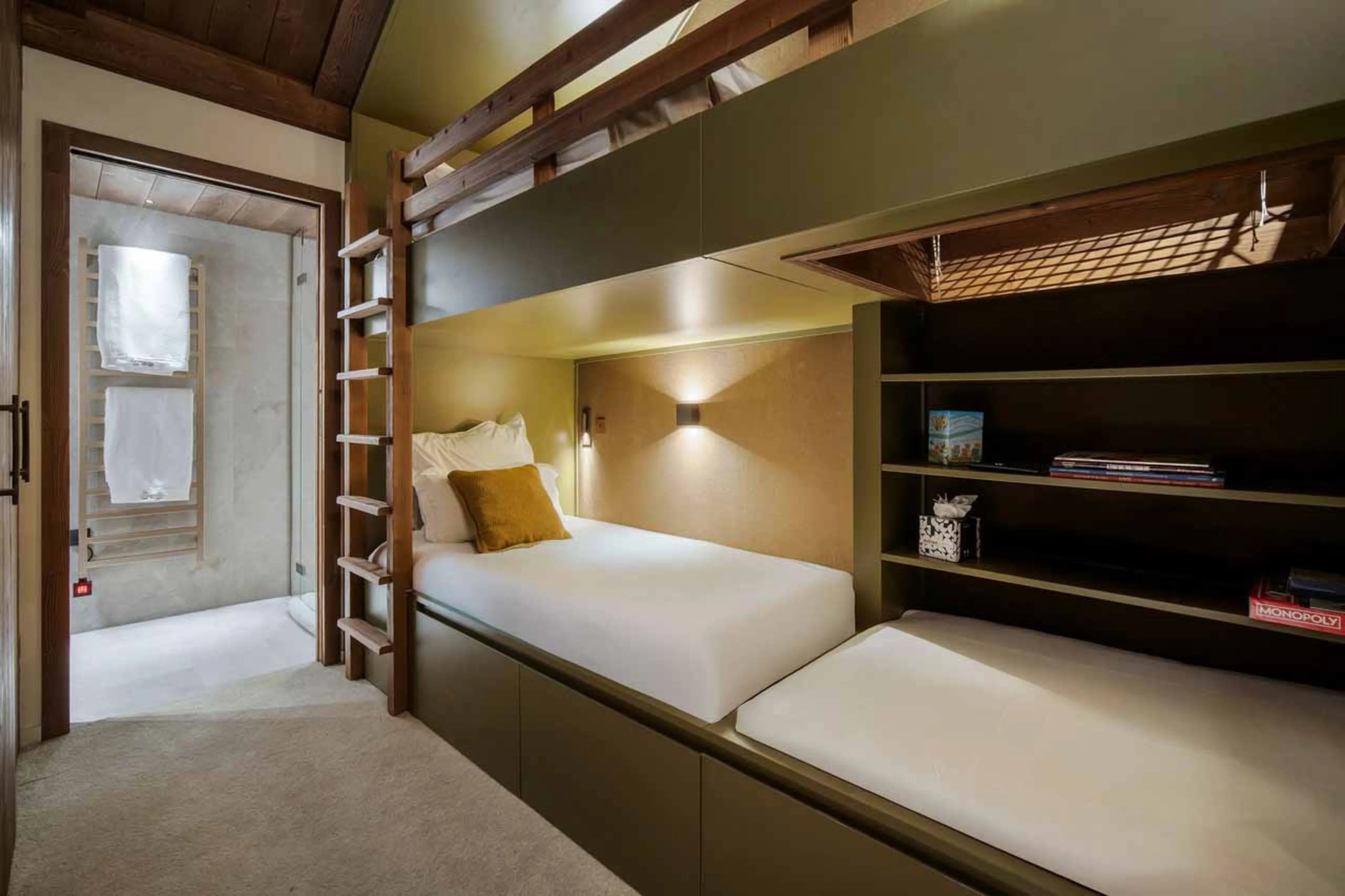 Bedroom 4 in Atmosphere Apartment 102, Courchevel 1850